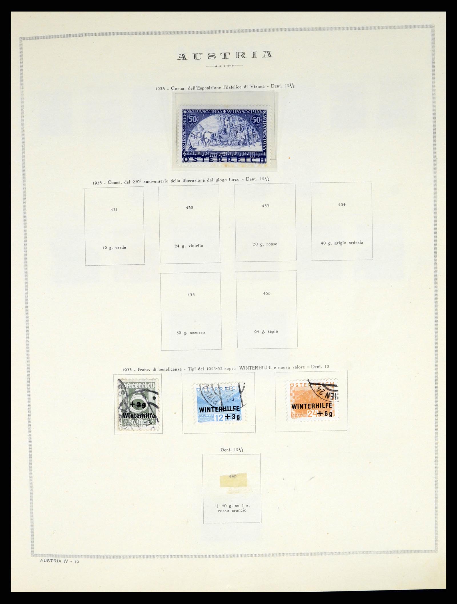 37904 017 - Postzegelverzameling 37904 Oostenrijk en gebieden 1850-1980.
