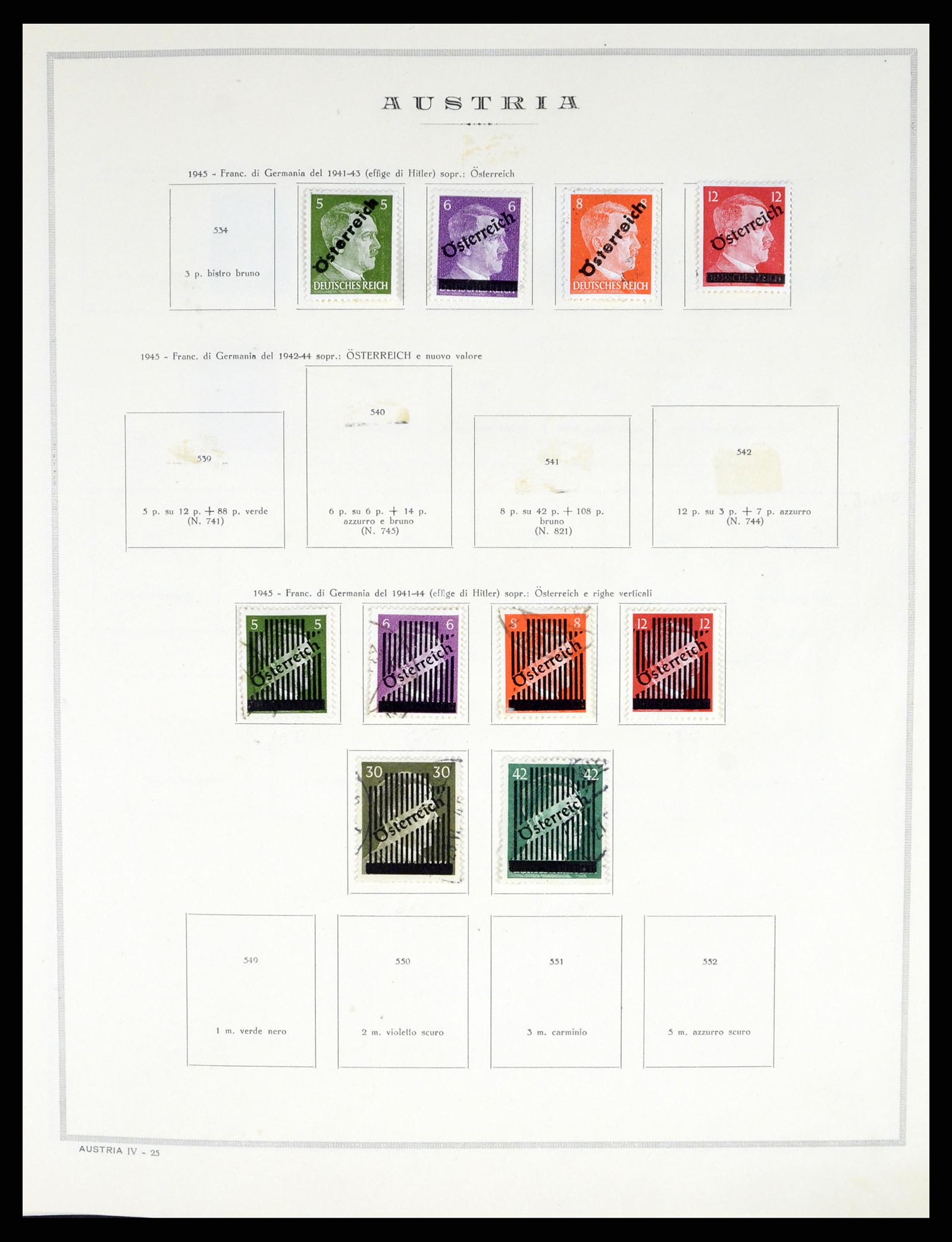 37904 023 - Postzegelverzameling 37904 Oostenrijk en gebieden 1850-1980.