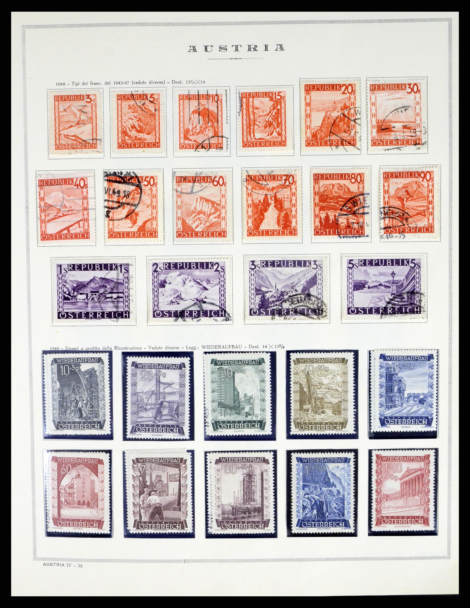 37904 031 - Postzegelverzameling 37904 Oostenrijk en gebieden 1850-1980.