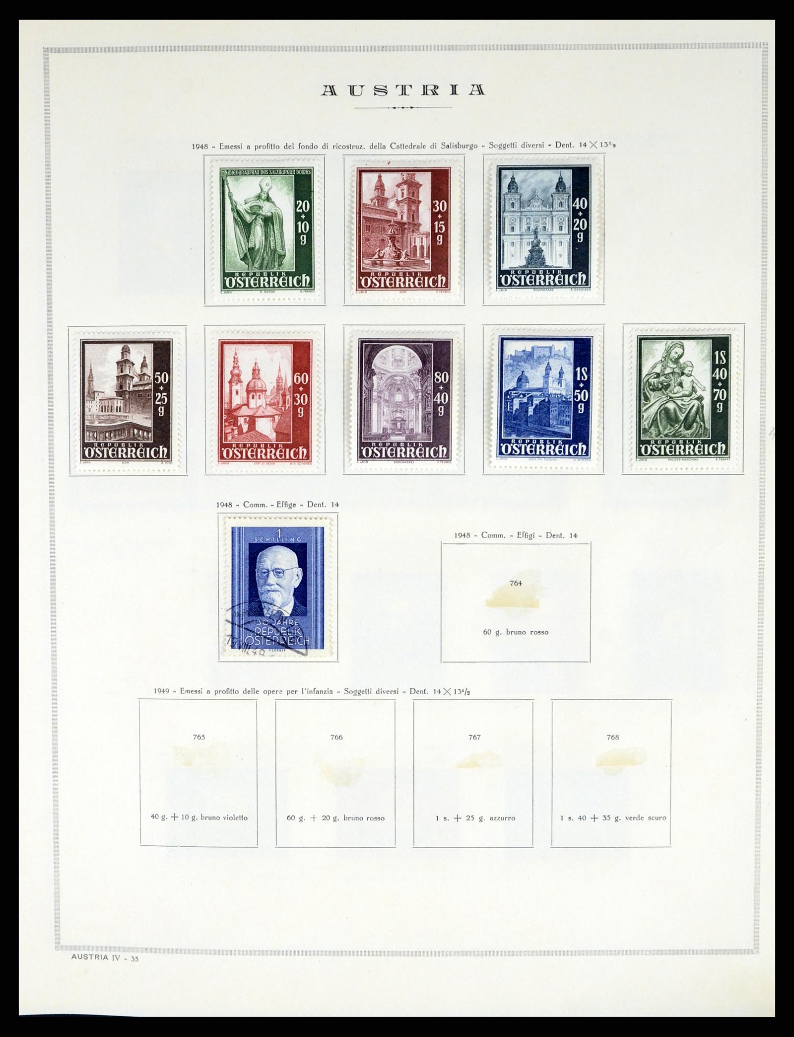 37904 035 - Postzegelverzameling 37904 Oostenrijk en gebieden 1850-1980.