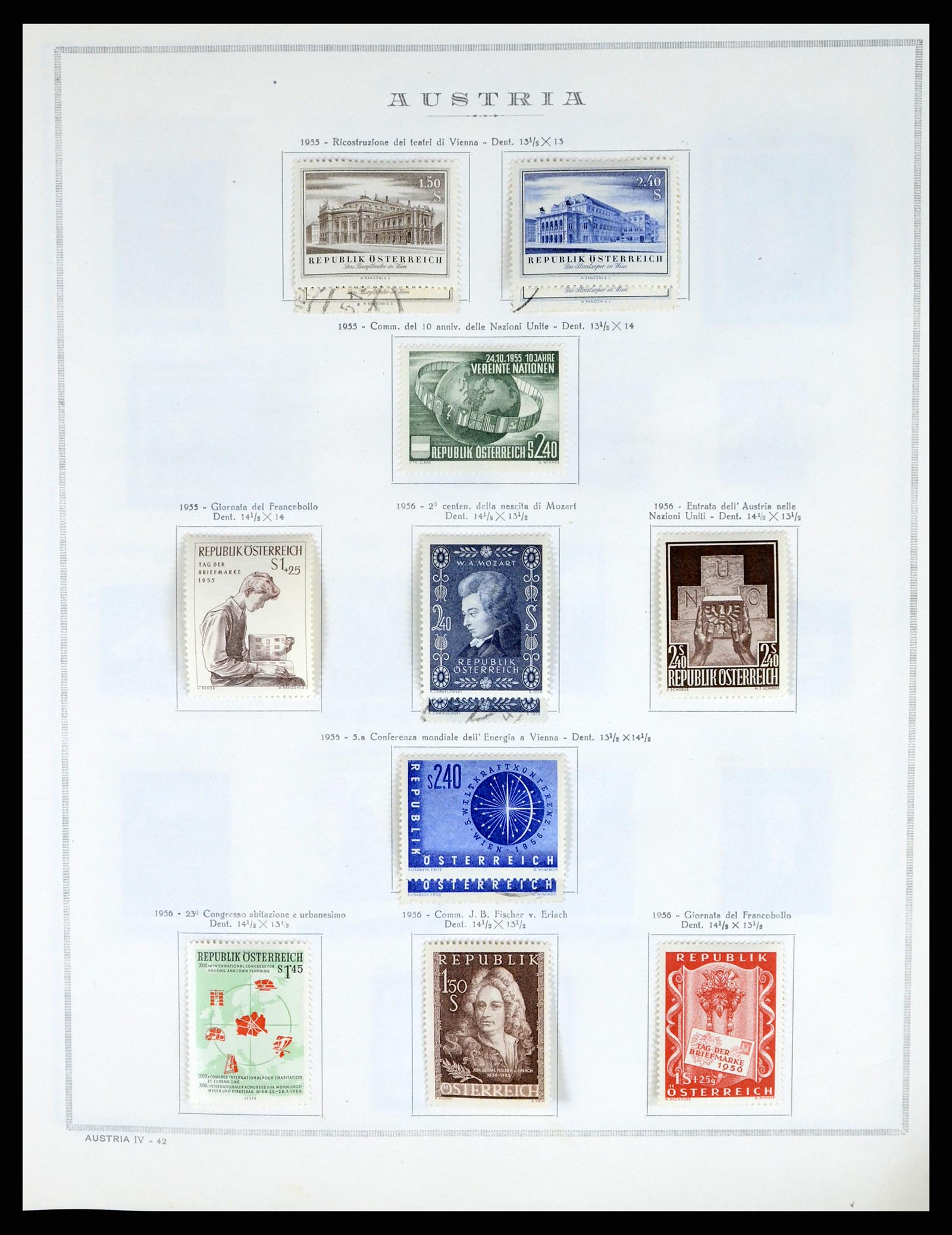 37904 042 - Postzegelverzameling 37904 Oostenrijk en gebieden 1850-1980.