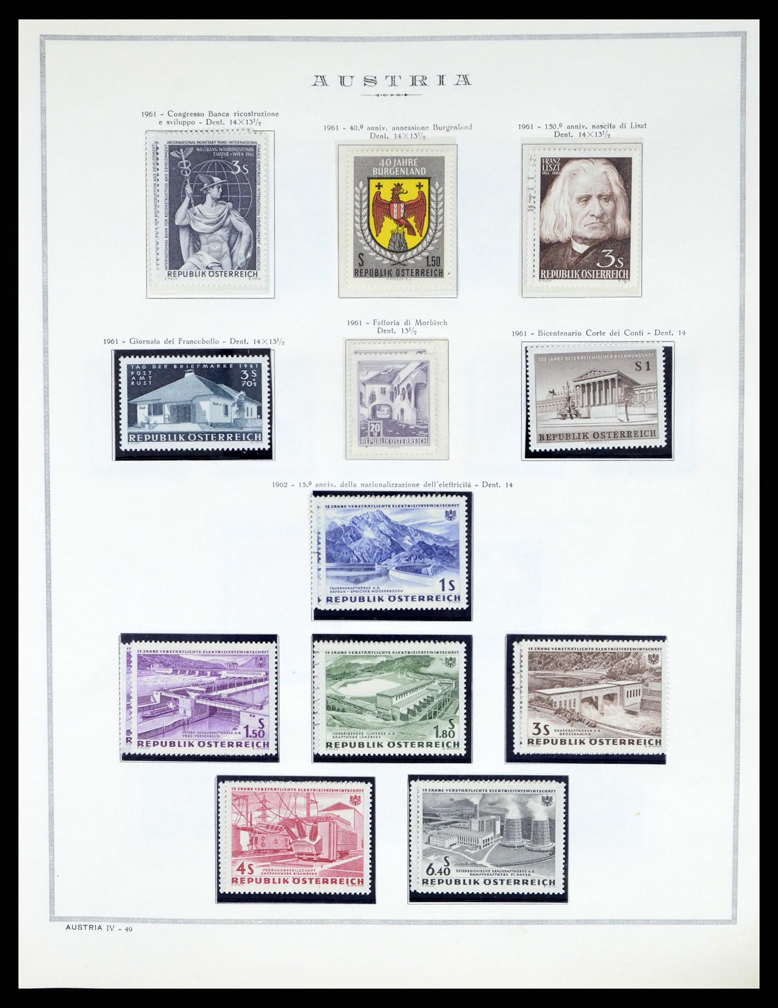 37904 049 - Postzegelverzameling 37904 Oostenrijk en gebieden 1850-1980.