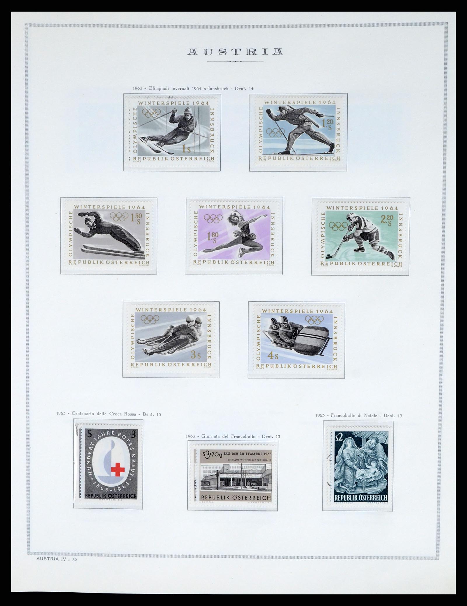 37904 052 - Postzegelverzameling 37904 Oostenrijk en gebieden 1850-1980.