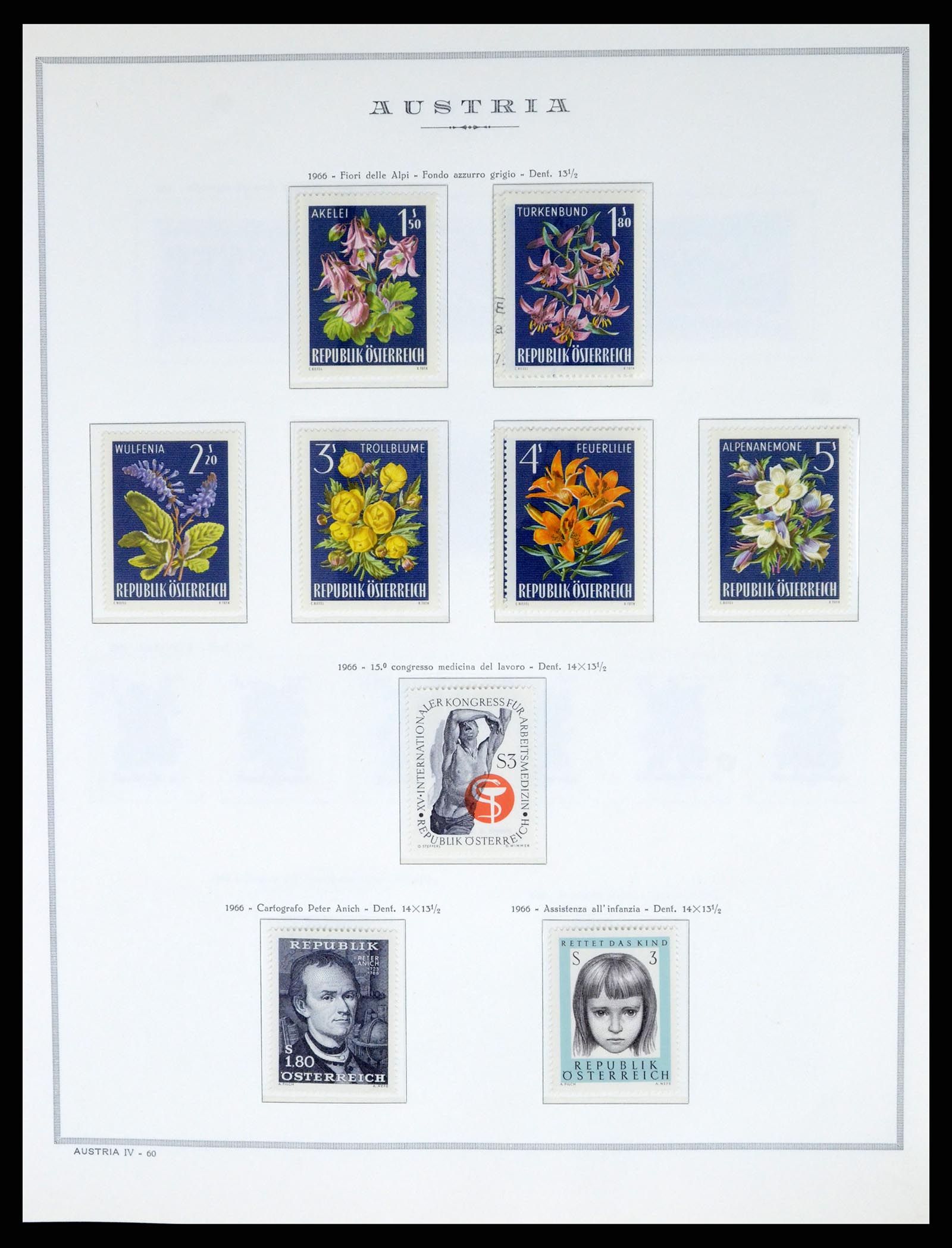 37904 060 - Postzegelverzameling 37904 Oostenrijk en gebieden 1850-1980.