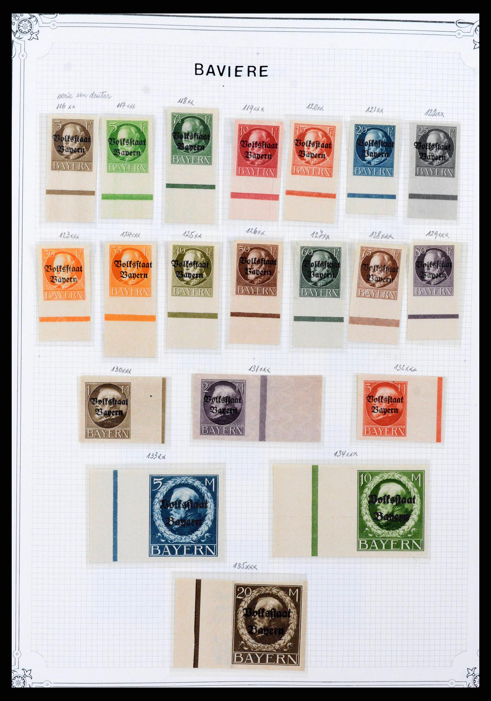 37905 0007 - Postzegelverzameling 37905 Duitse Staten 1849-1920.