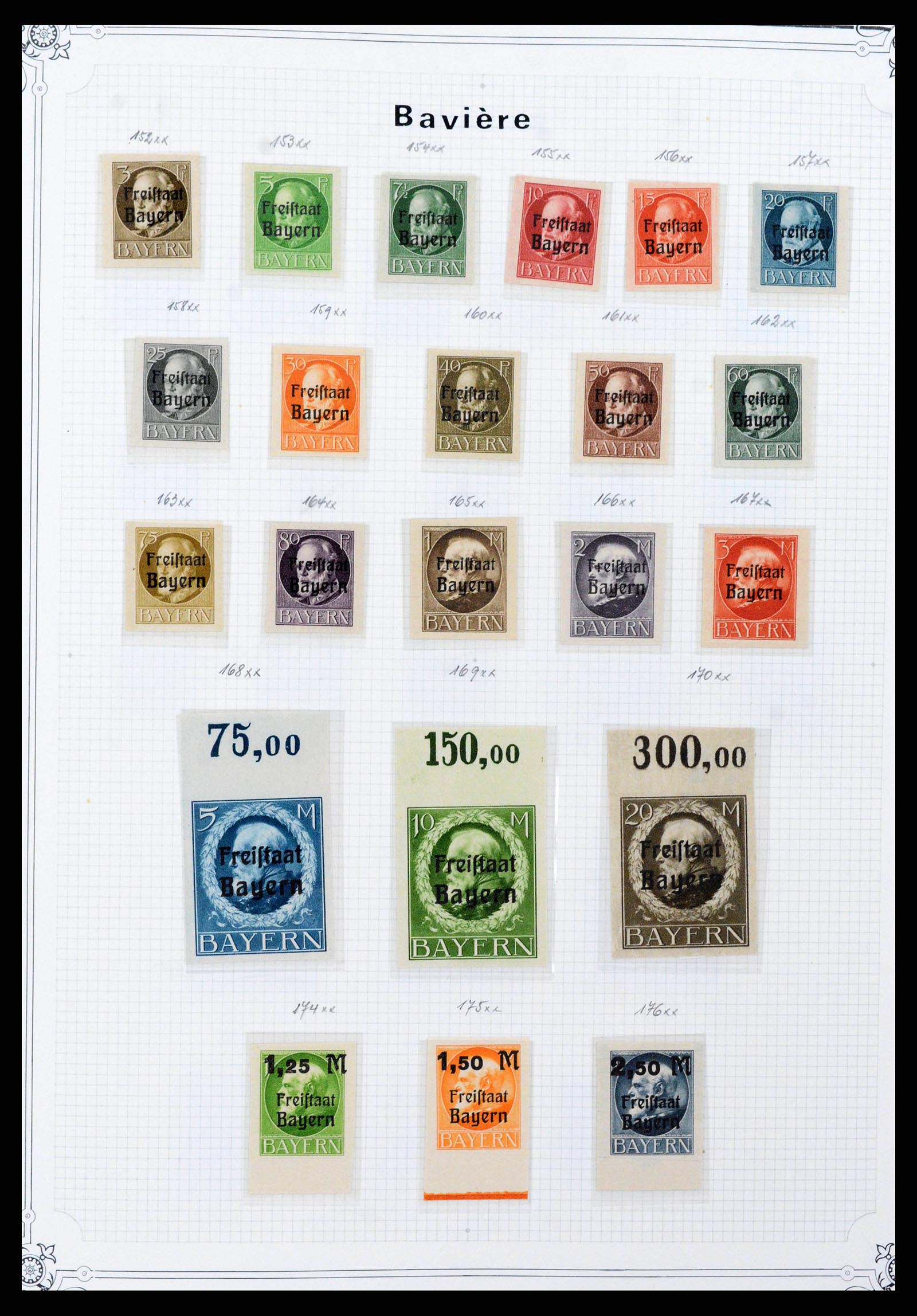 37905 0010 - Stamp Collection 37905 German States 1849-1920.