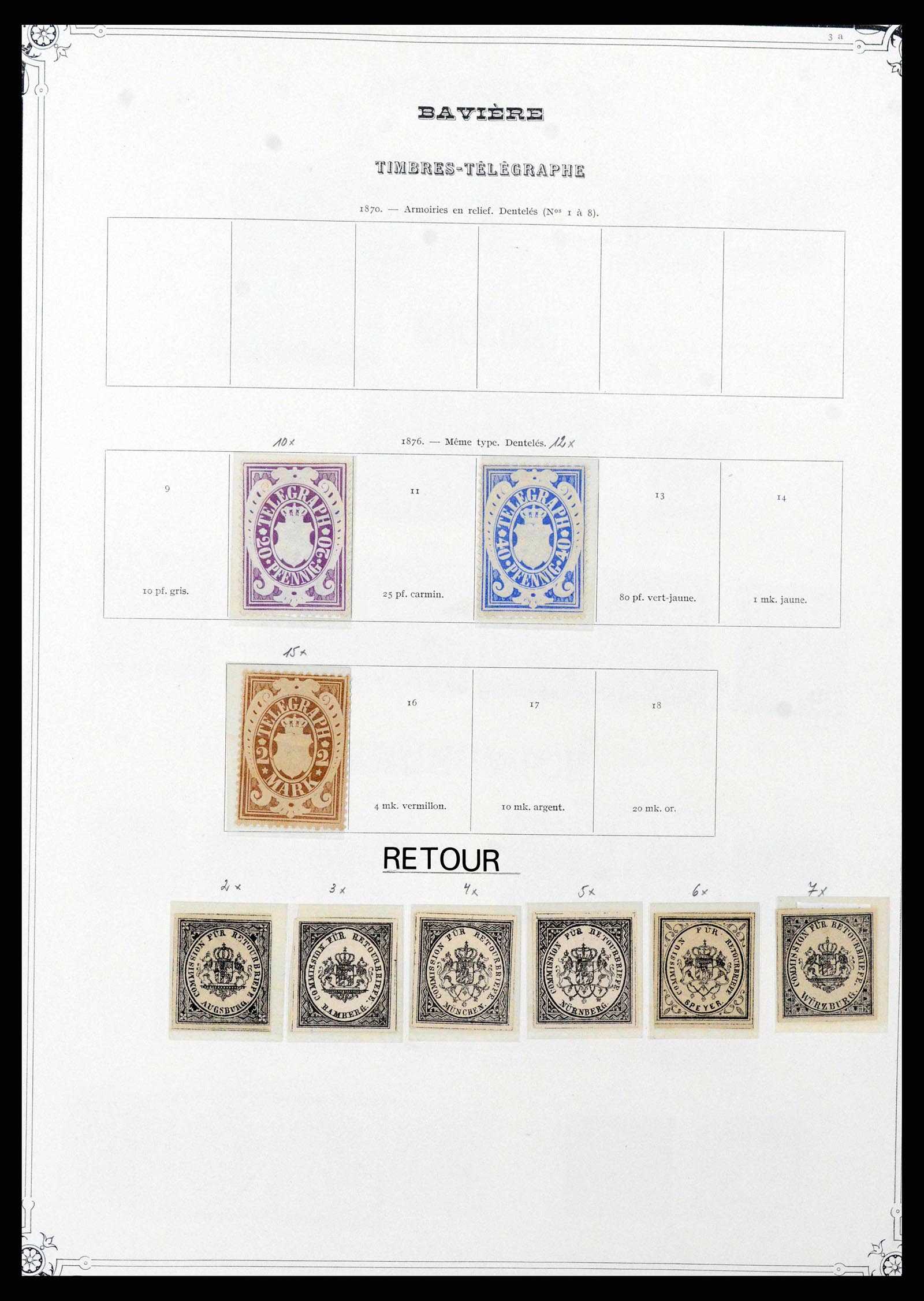 37905 0019 - Stamp Collection 37905 German States 1849-1920.