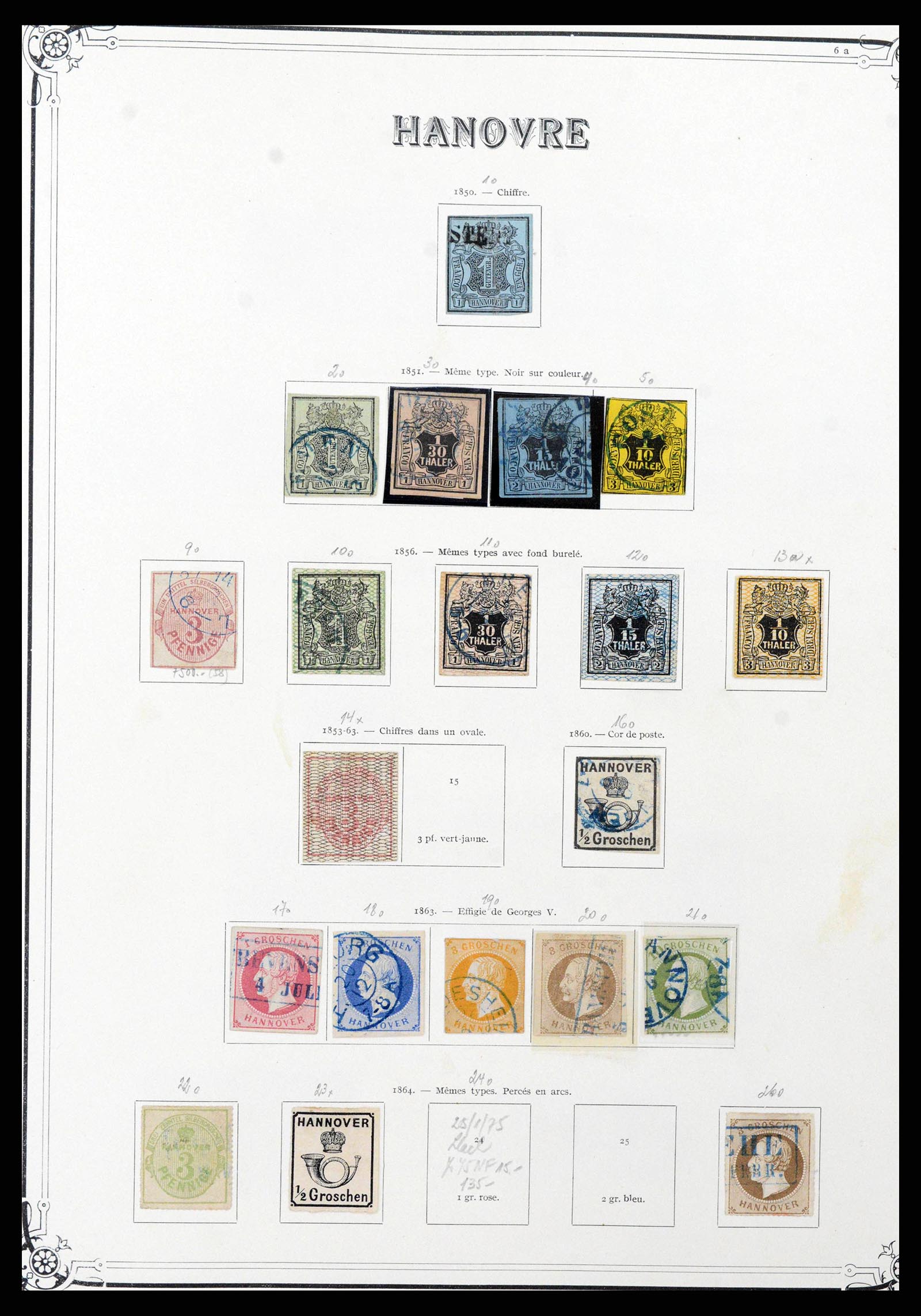 37905 0023 - Stamp Collection 37905 German States 1849-1920.