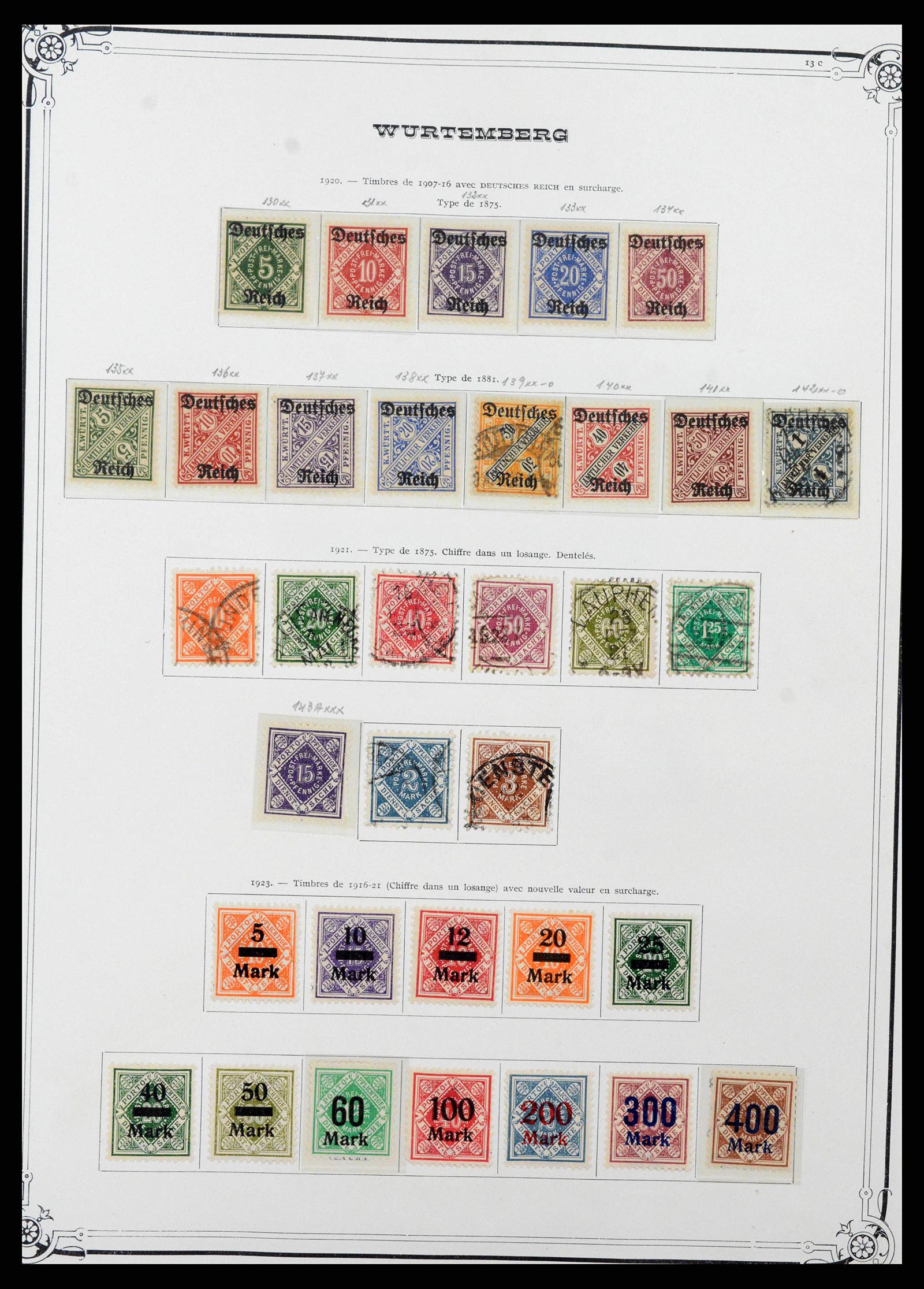 37905 0036 - Stamp Collection 37905 German States 1849-1920.