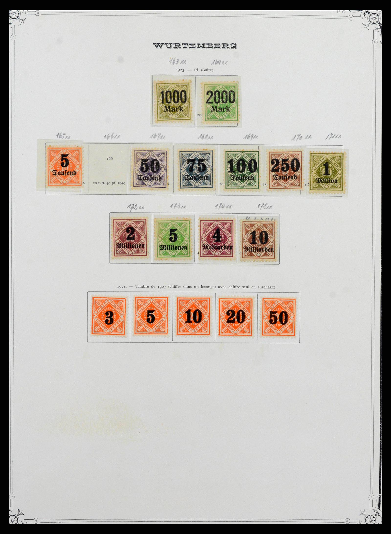 37905 0037 - Stamp Collection 37905 German States 1849-1920.