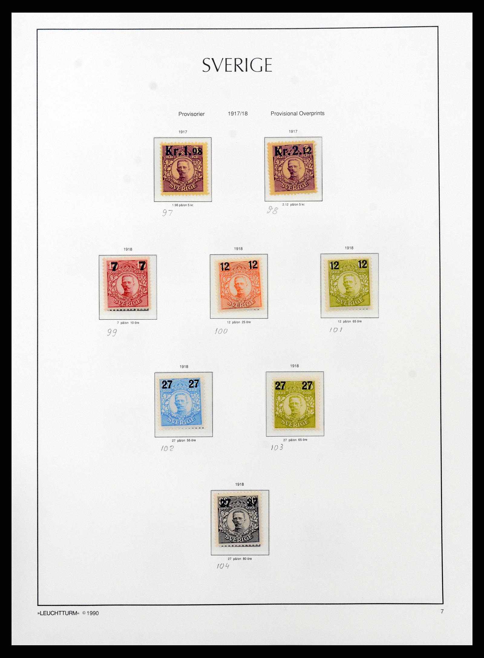 37907 007 - Postzegelverzameling 37907 Zweden 1855-2000.