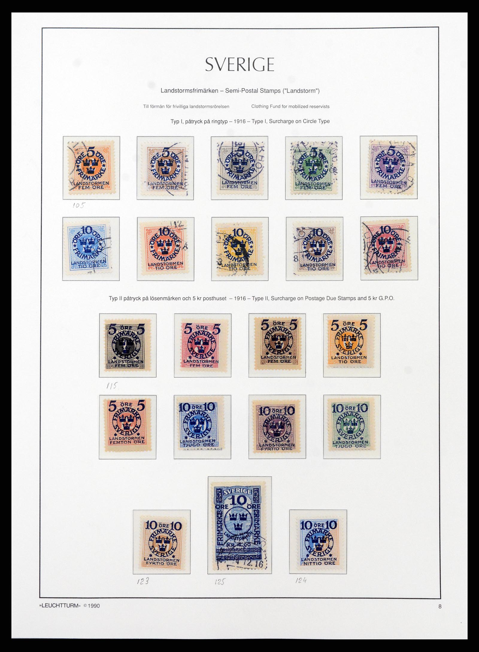 37907 008 - Postzegelverzameling 37907 Zweden 1855-2000.