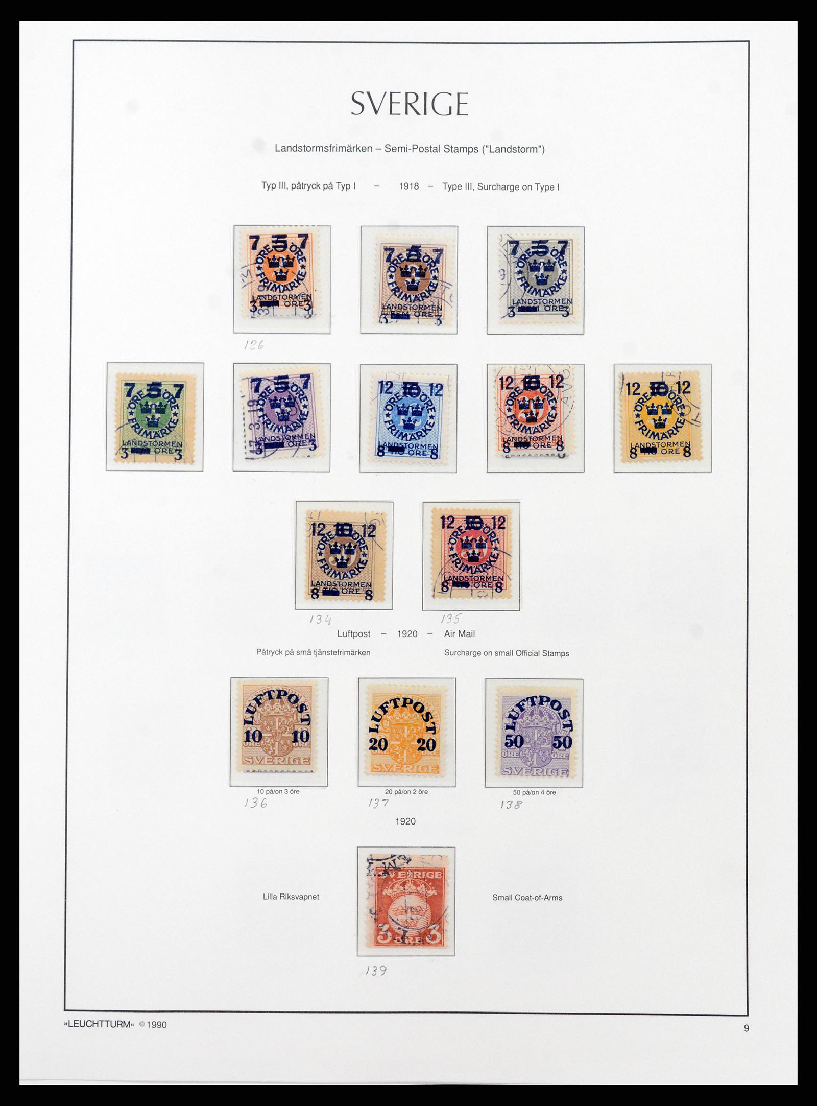 37907 009 - Postzegelverzameling 37907 Zweden 1855-2000.