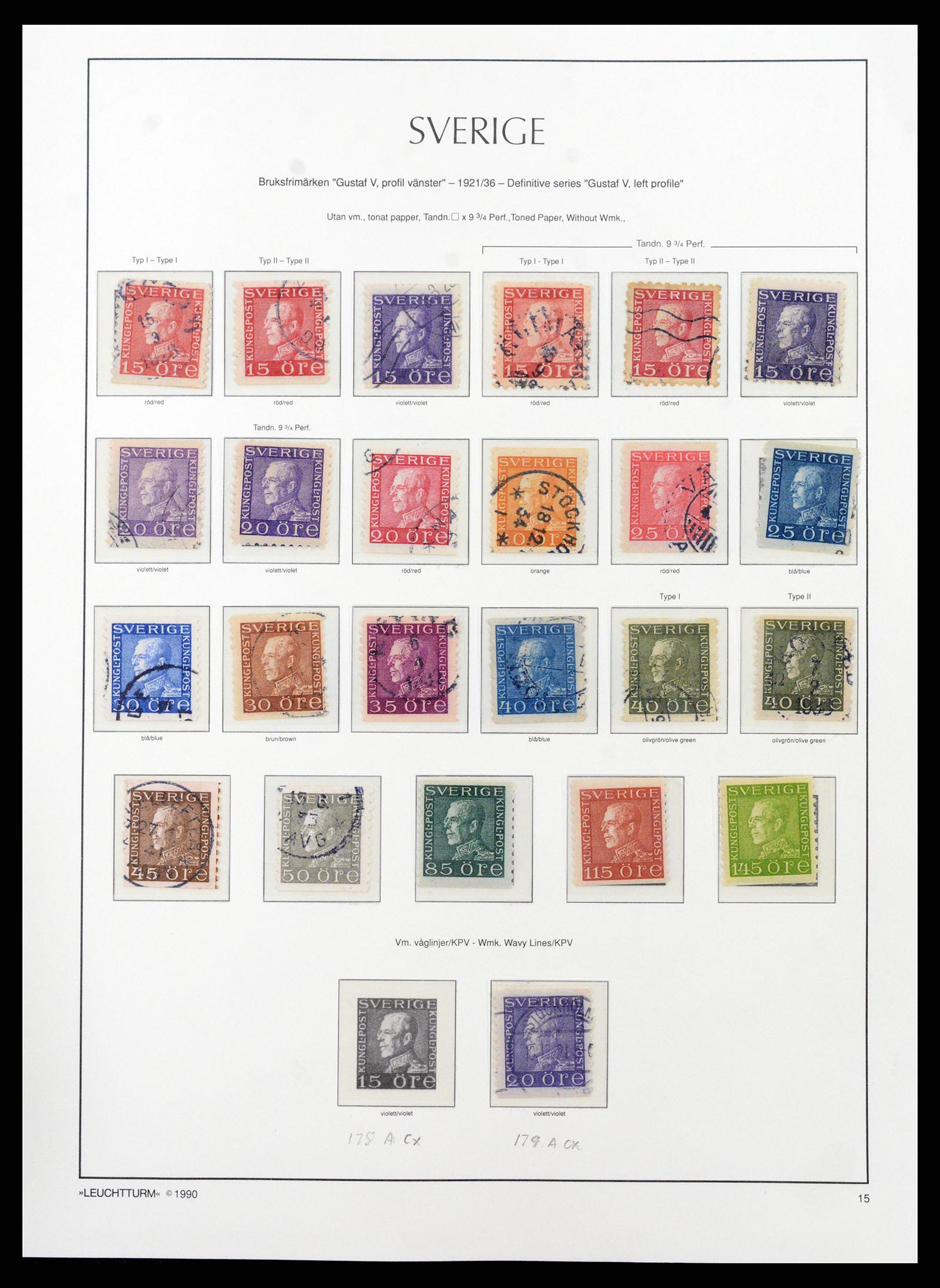 37907 016 - Stamp Collection 37907 Sweden 1855-2000.