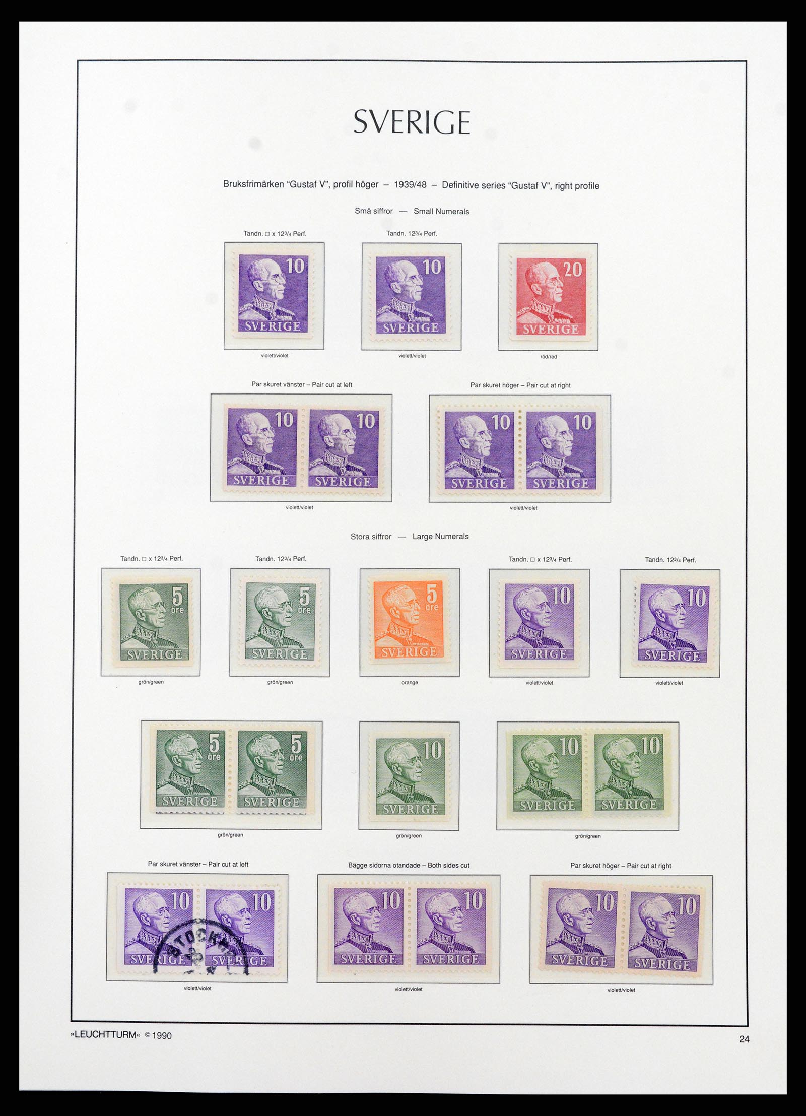37907 026 - Stamp Collection 37907 Sweden 1855-2000.
