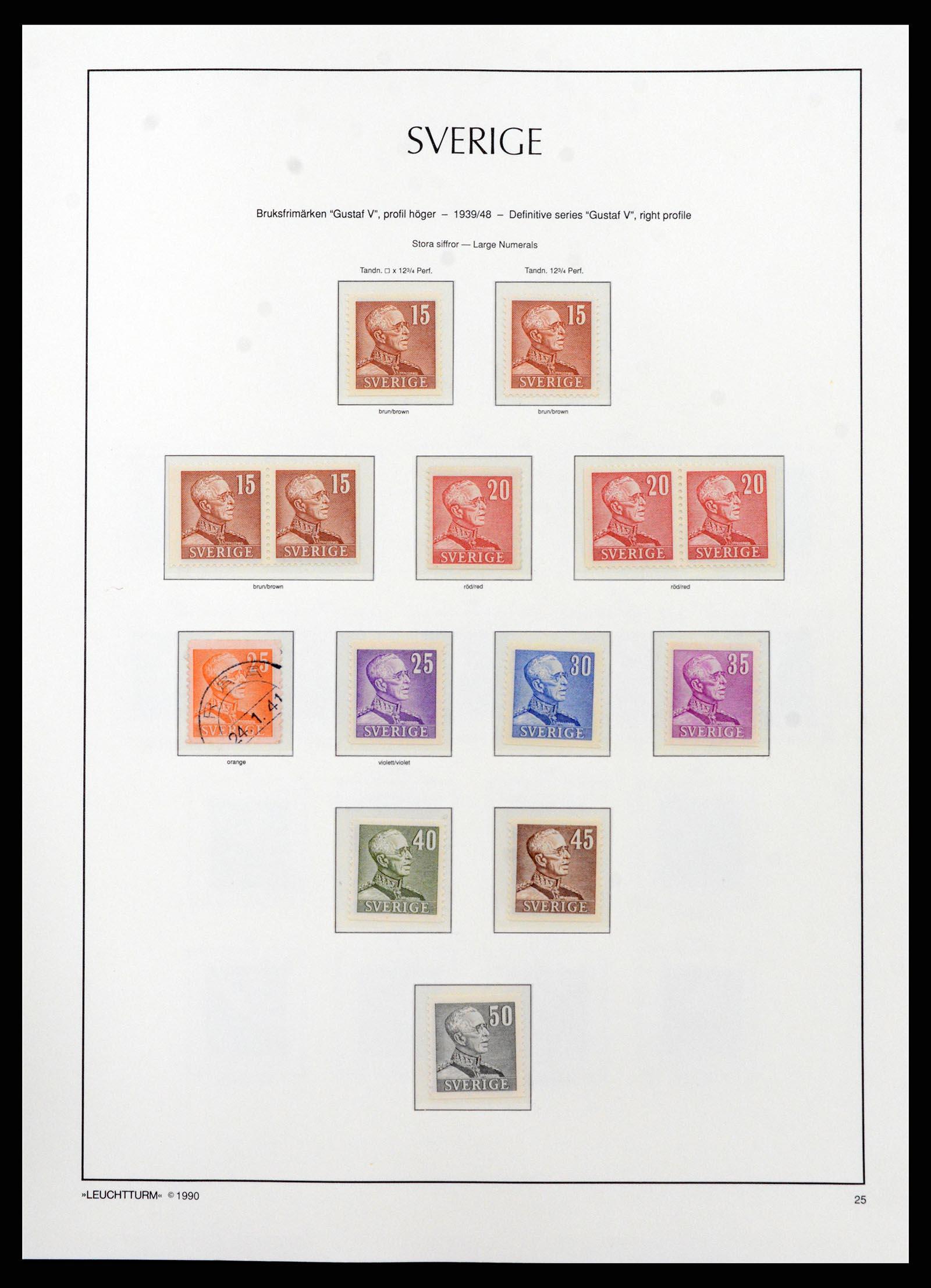 37907 027 - Stamp Collection 37907 Sweden 1855-2000.
