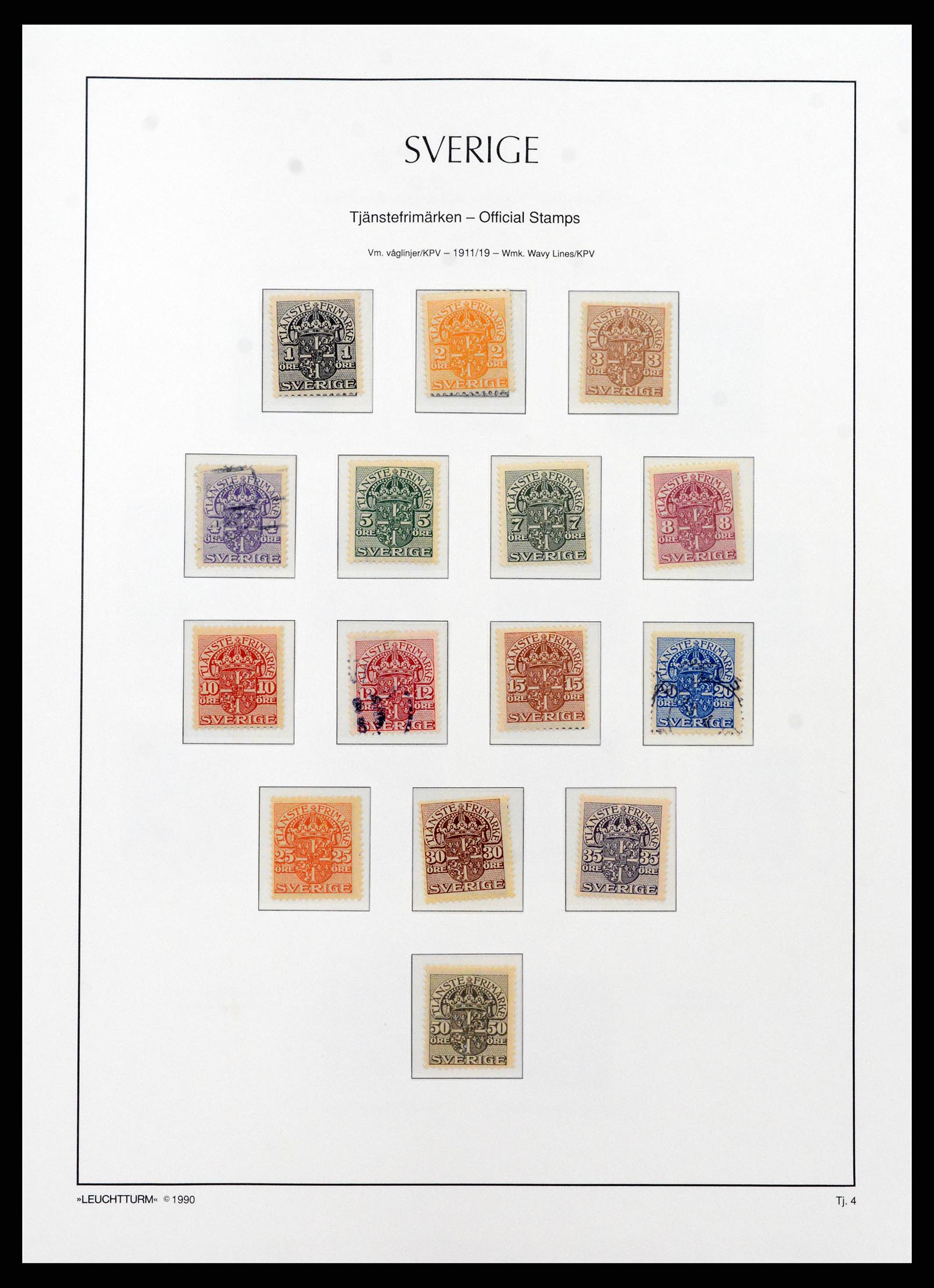 37907 227 - Stamp Collection 37907 Sweden 1855-2000.