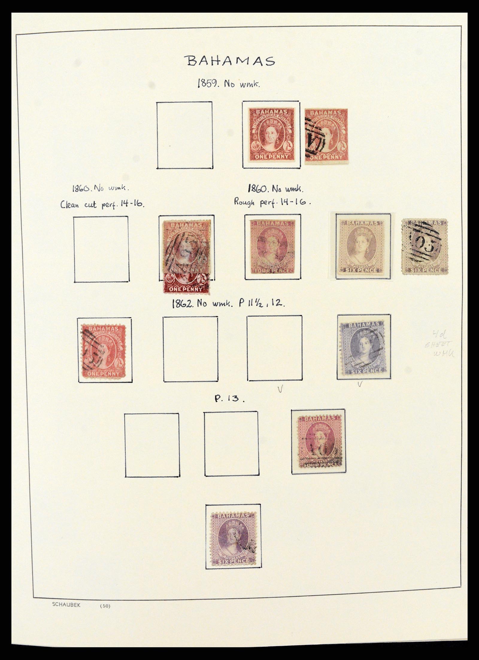37910 002 - Stamp collection 37910 Supercollection Bahamas 1859-2008.