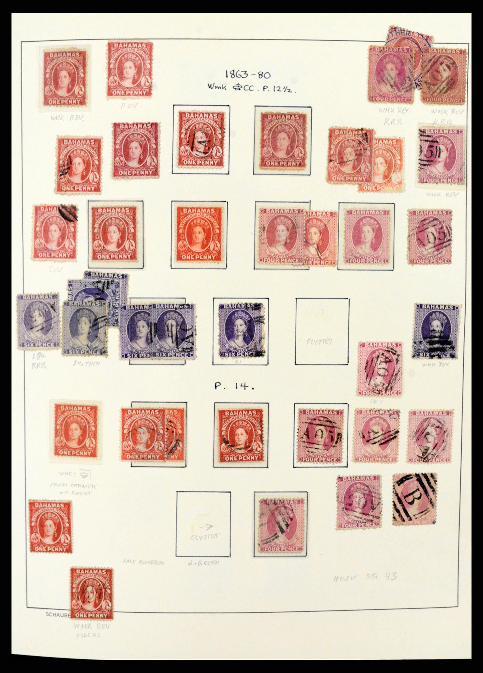 37910 003 - Stamp collection 37910 Supercollection Bahamas 1859-2008.