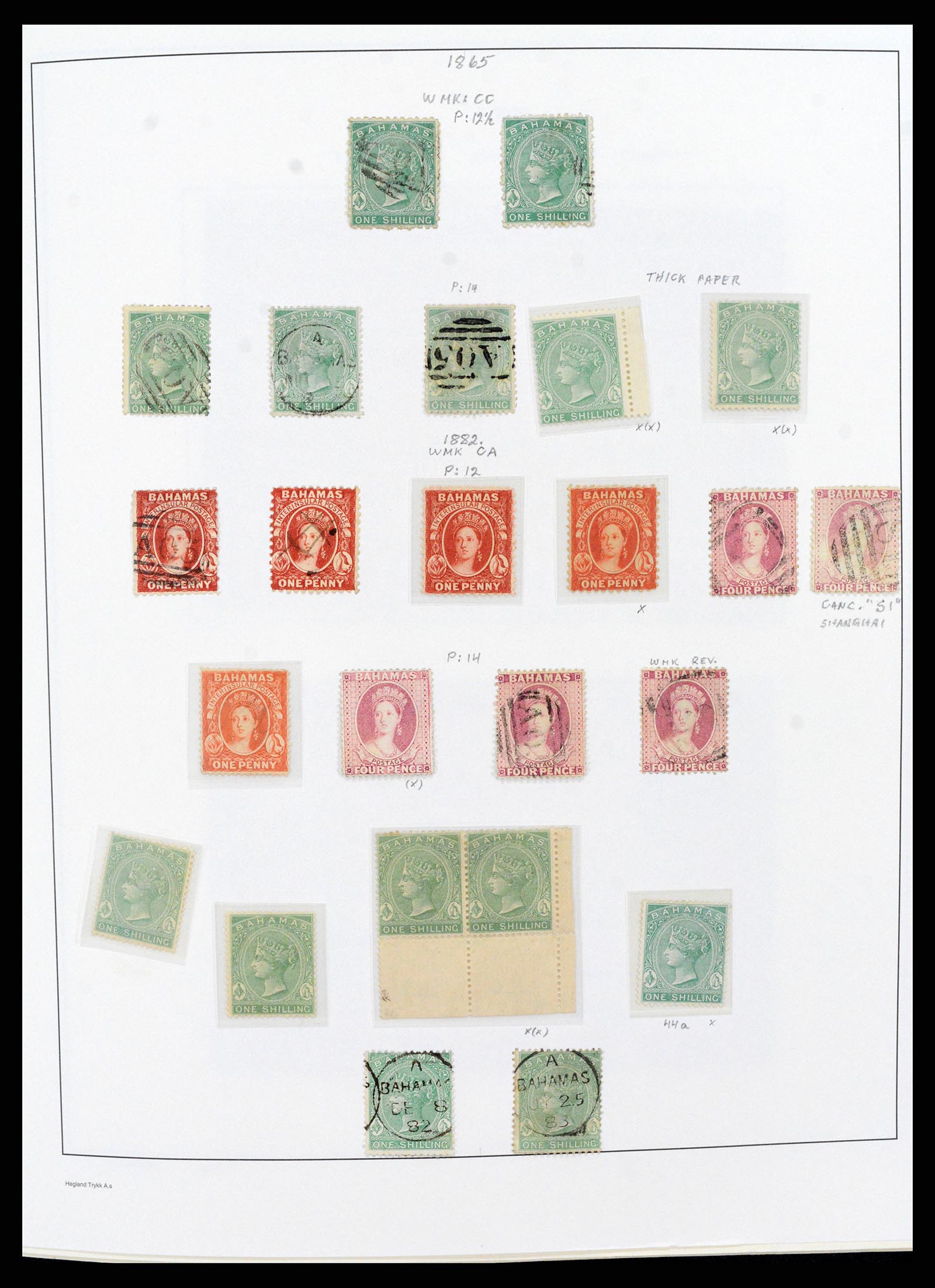 37910 004 - Stamp collection 37910 Supercollection Bahamas 1859-2008.