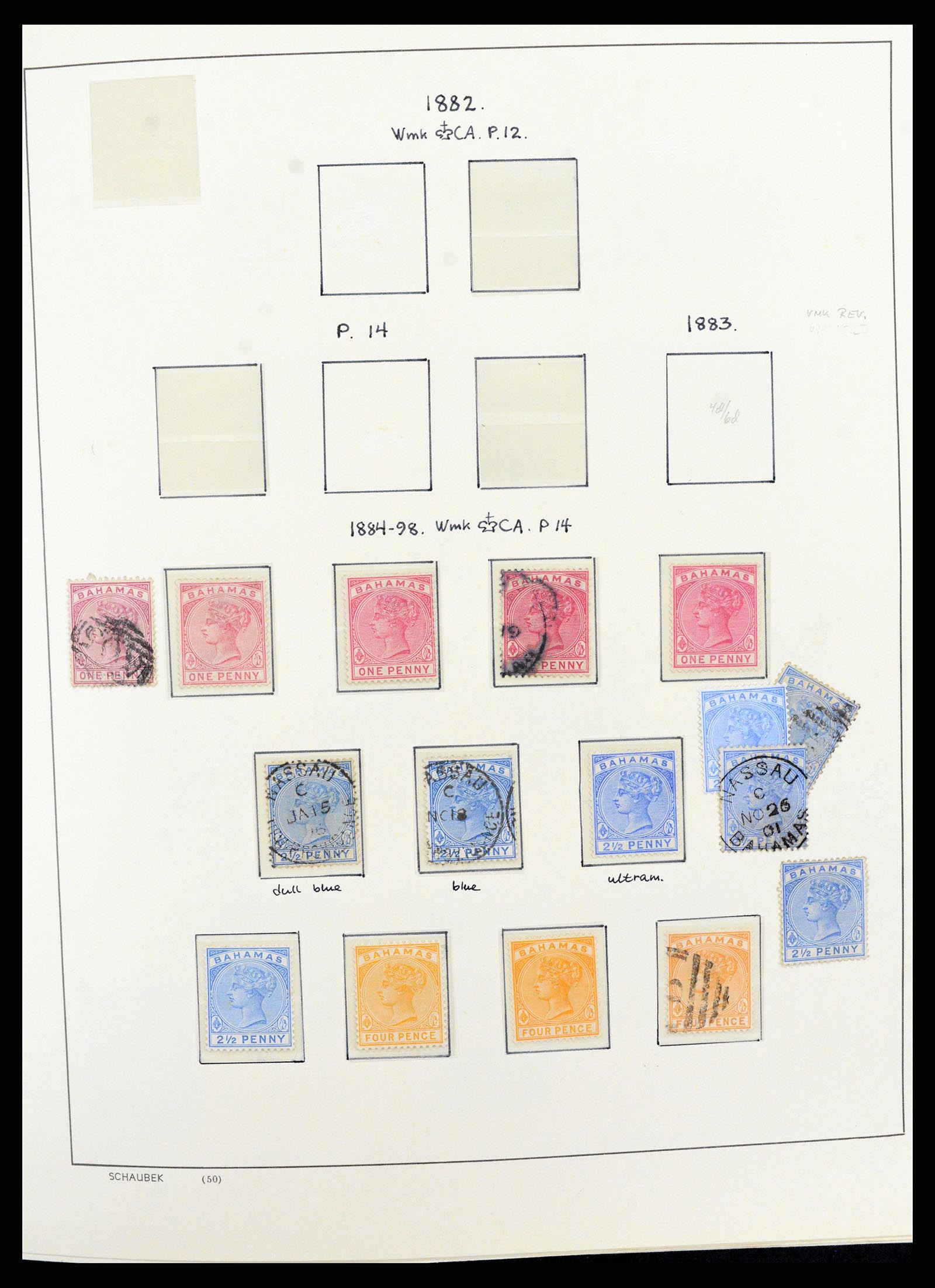 37910 006 - Stamp collection 37910 Supercollection Bahamas 1859-2008.