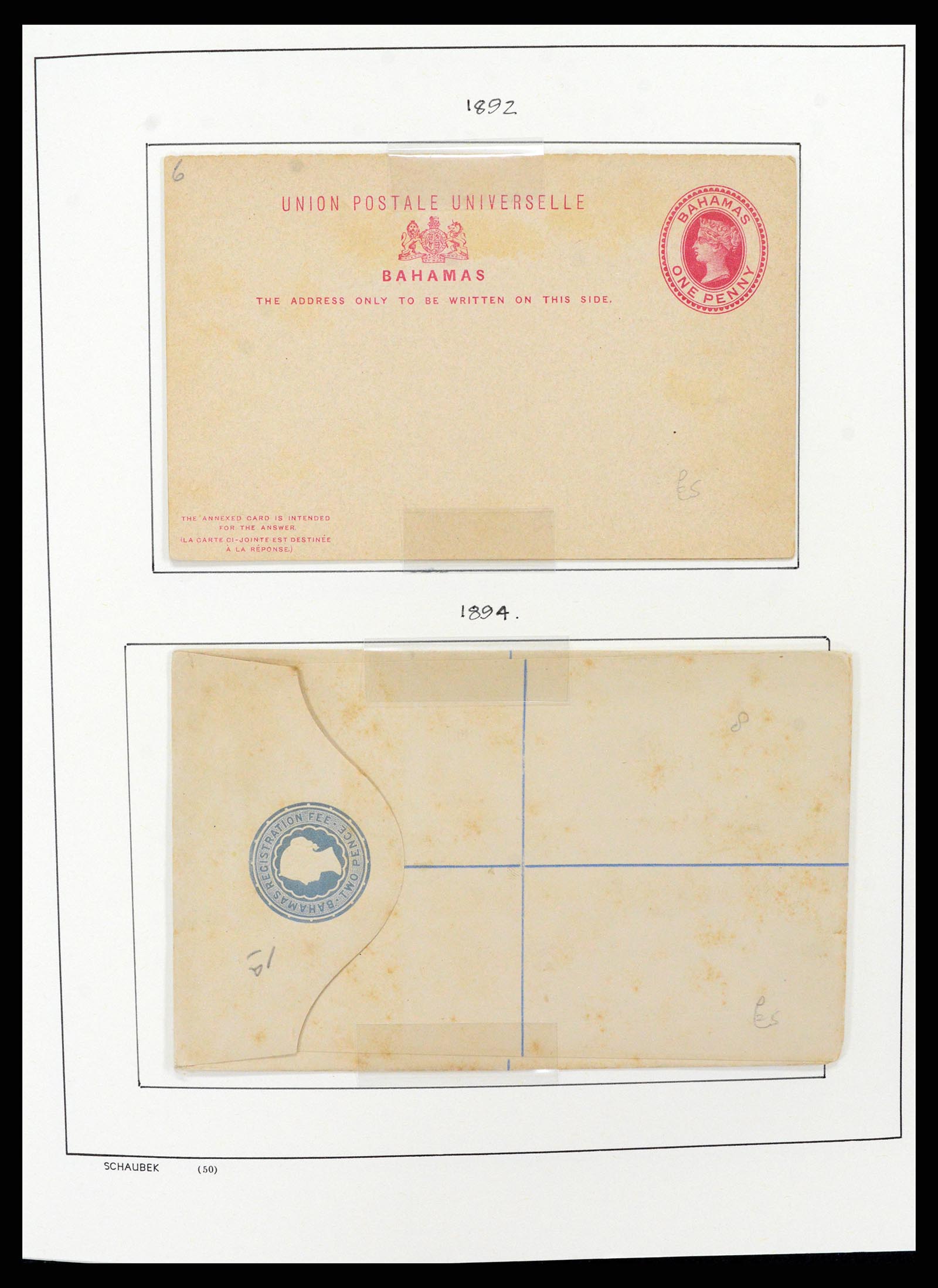 37910 010 - Stamp collection 37910 Supercollection Bahamas 1859-2008.