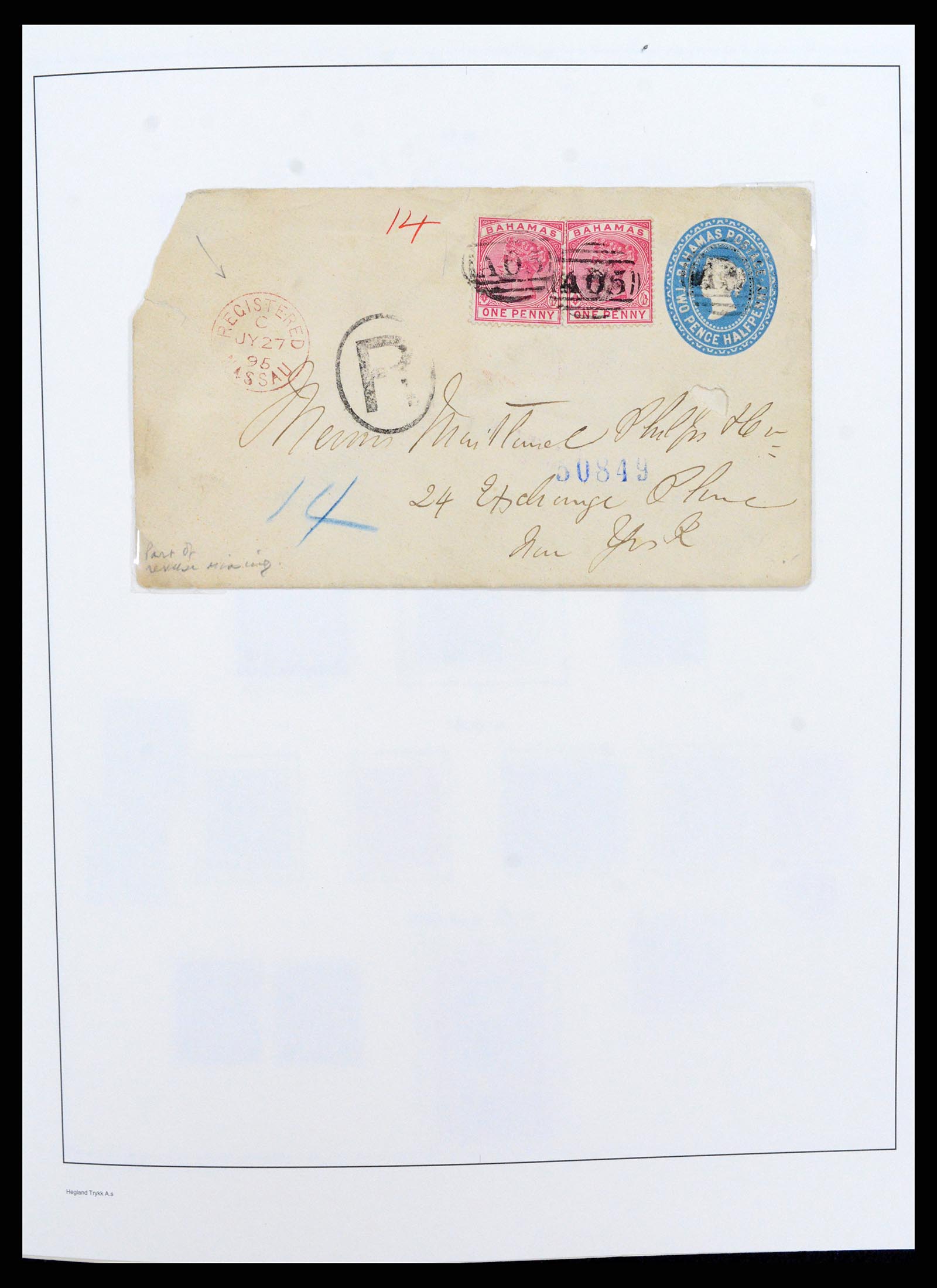 37910 012 - Stamp collection 37910 Supercollection Bahamas 1859-2008.
