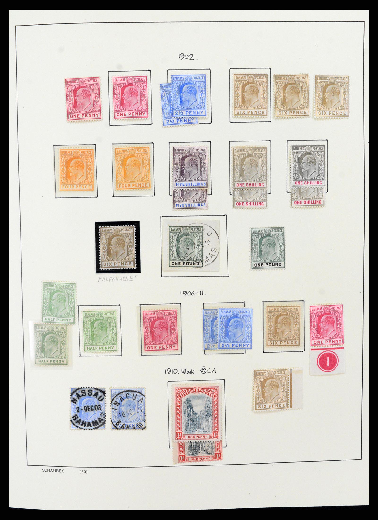 37910 013 - Stamp collection 37910 Supercollection Bahamas 1859-2008.