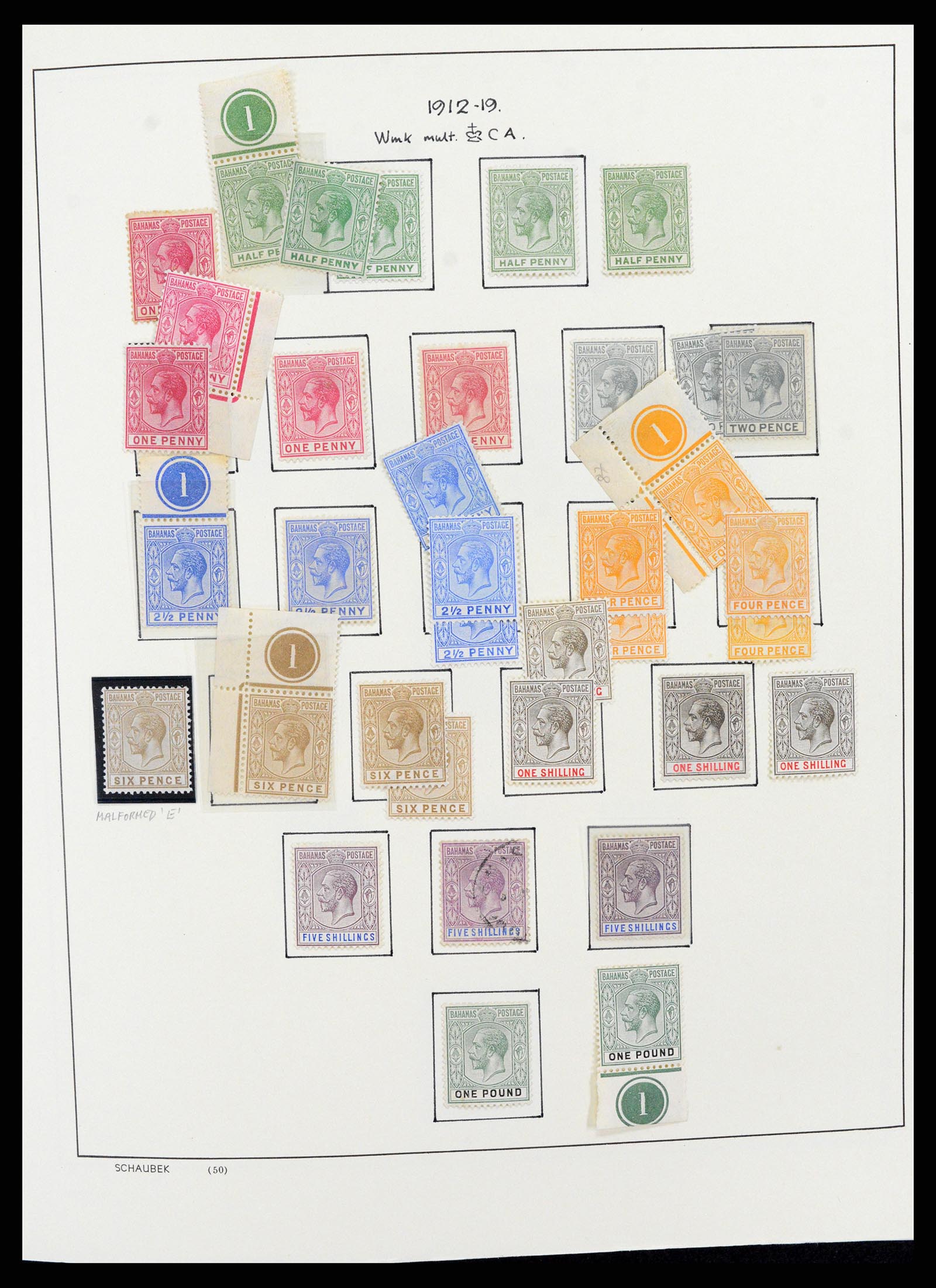 37910 016 - Stamp collection 37910 Supercollection Bahamas 1859-2008.