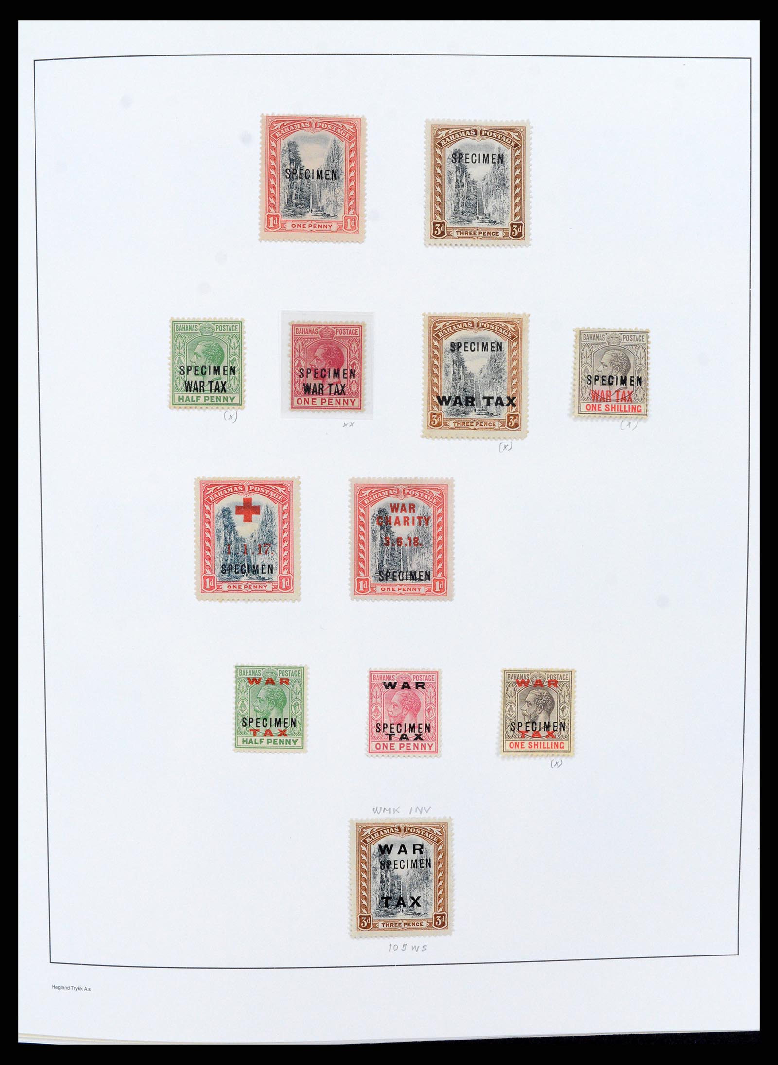 37910 017 - Stamp collection 37910 Supercollection Bahamas 1859-2008.
