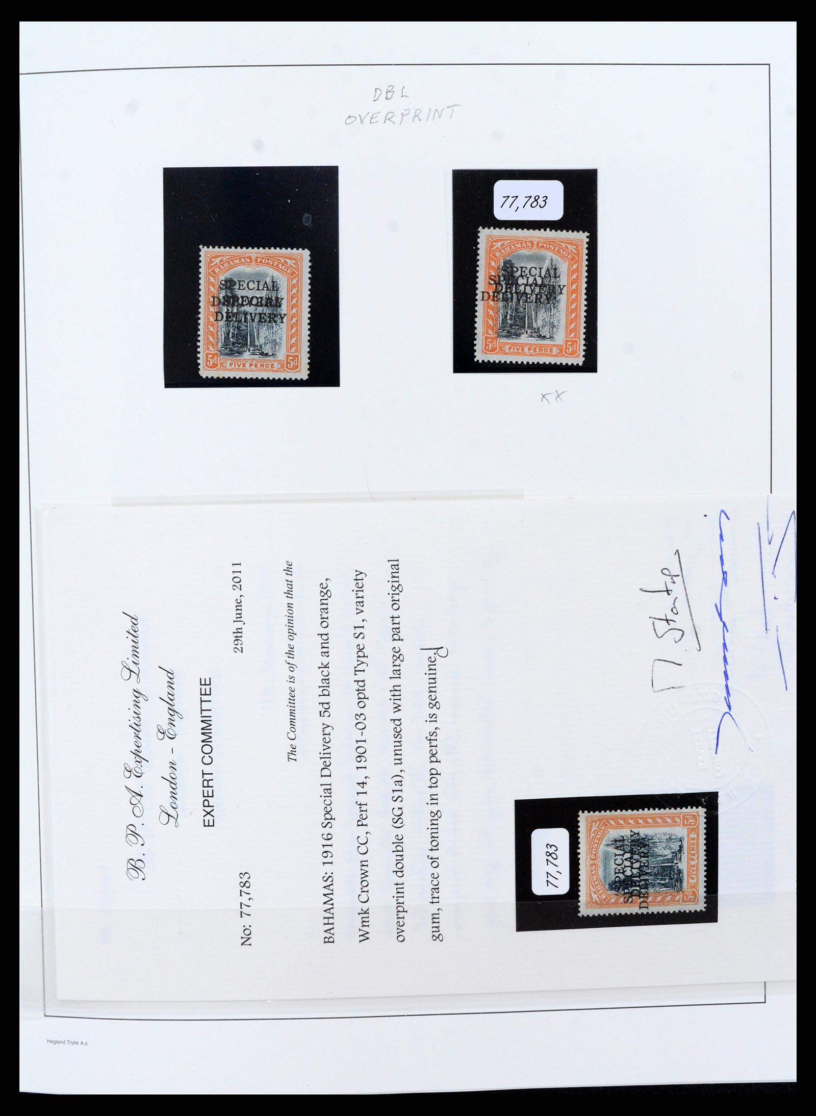 37910 019 - Stamp collection 37910 Supercollection Bahamas 1859-2008.