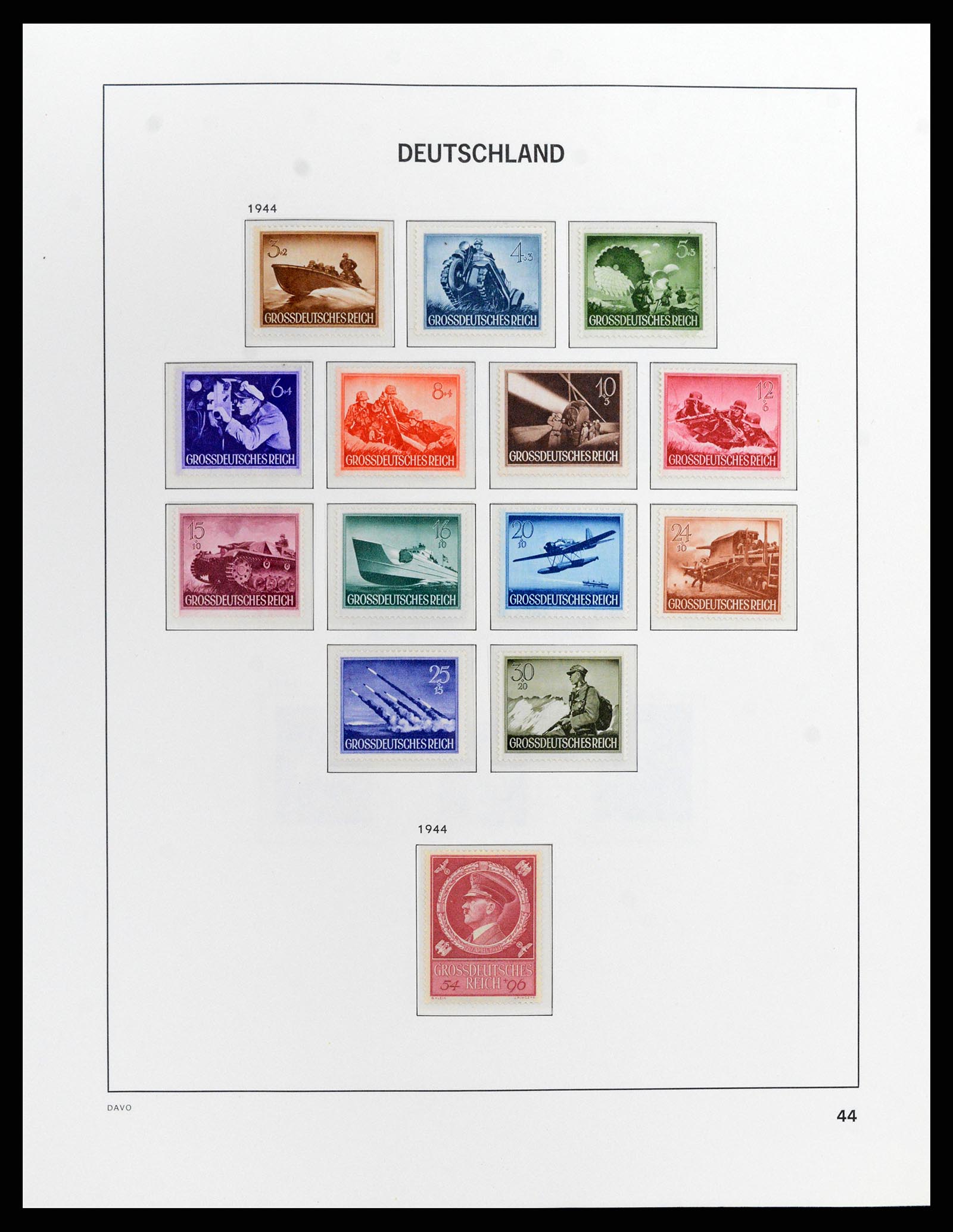 37911 020 - Stamp Collection 37911 German Reich 1935-1945.