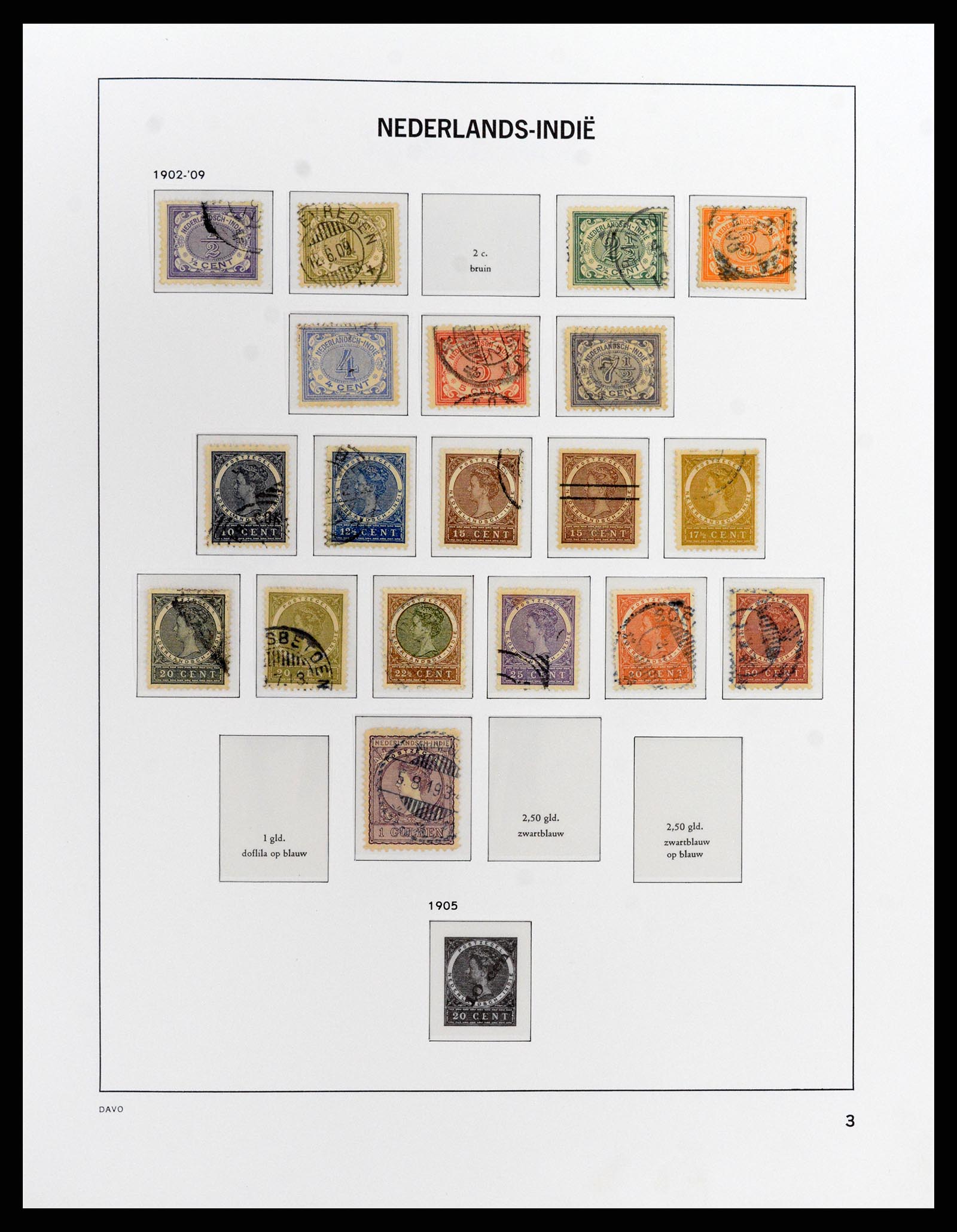 37912 003 - Postzegelverzameling 37912 Nederlands Indië 1870-1948.