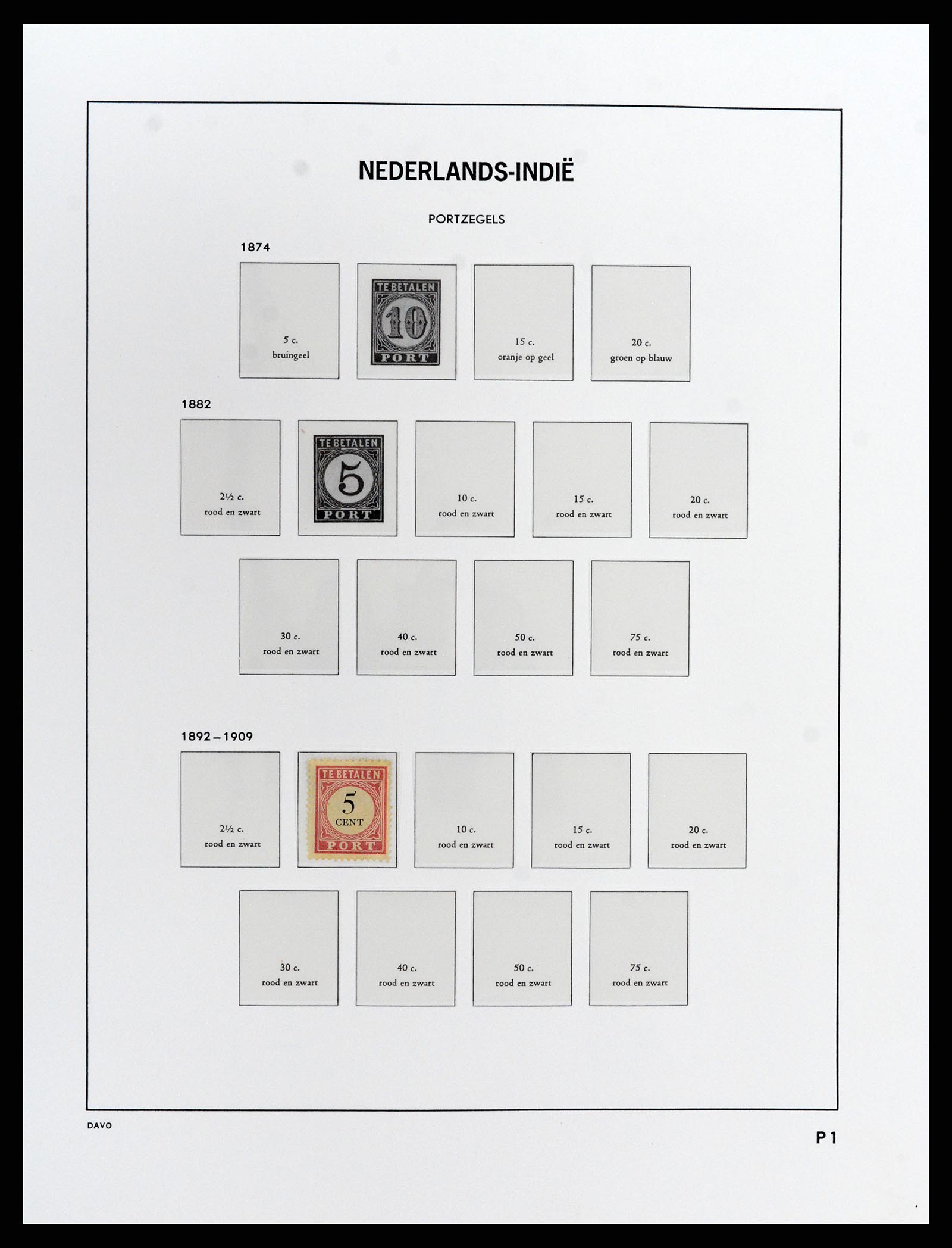 37912 026 - Stamp Collection 37912 Dutch east Indies 1870-1948.