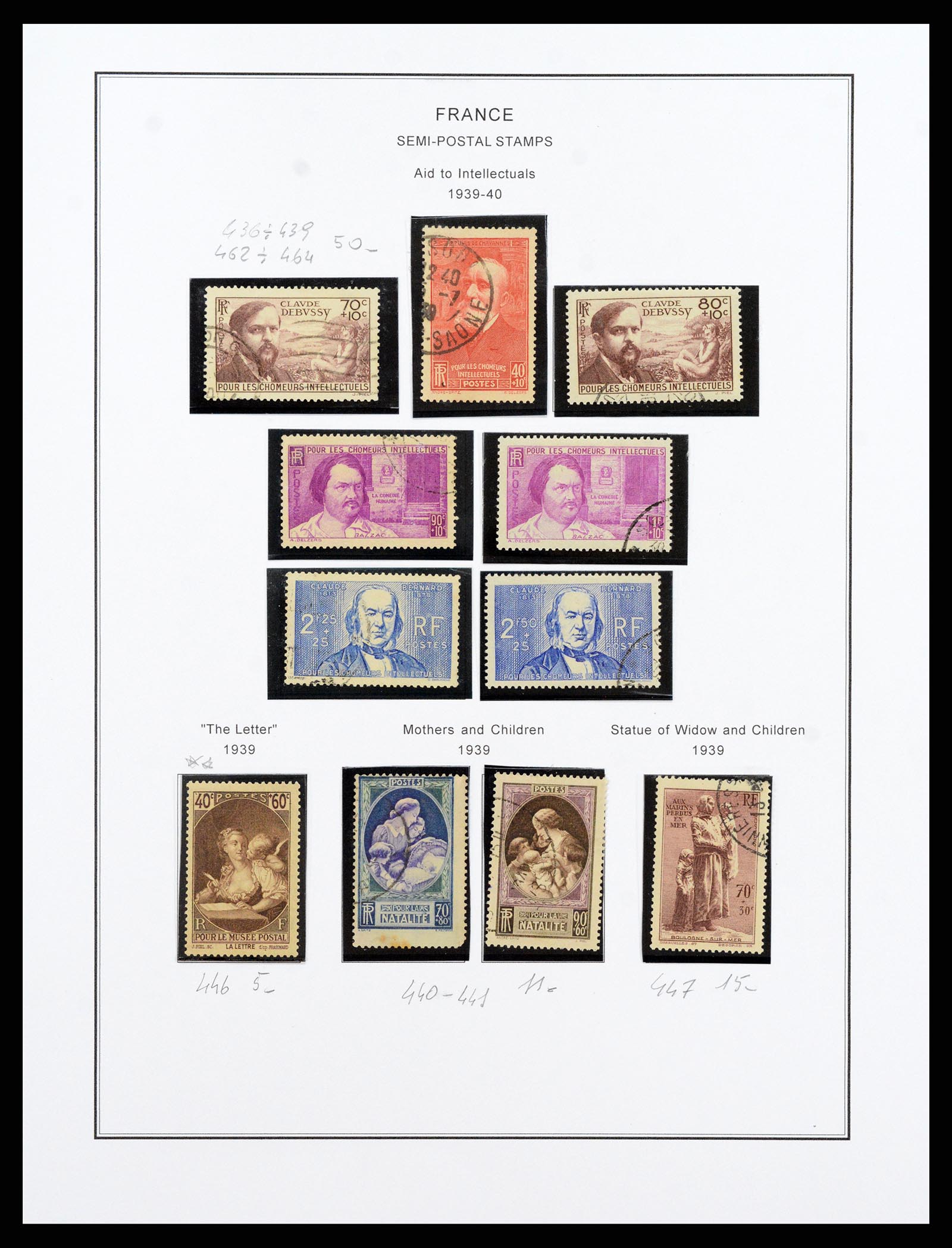 37913 035 - Postzegelverzameling 37913 Frankrijk 1849-2000.