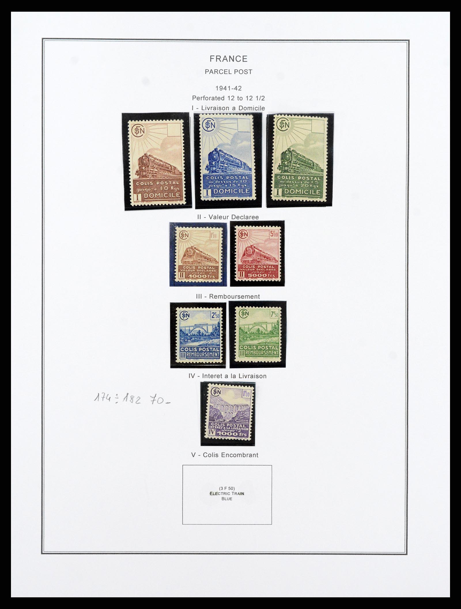 37913 039 - Postzegelverzameling 37913 Frankrijk 1849-2000.