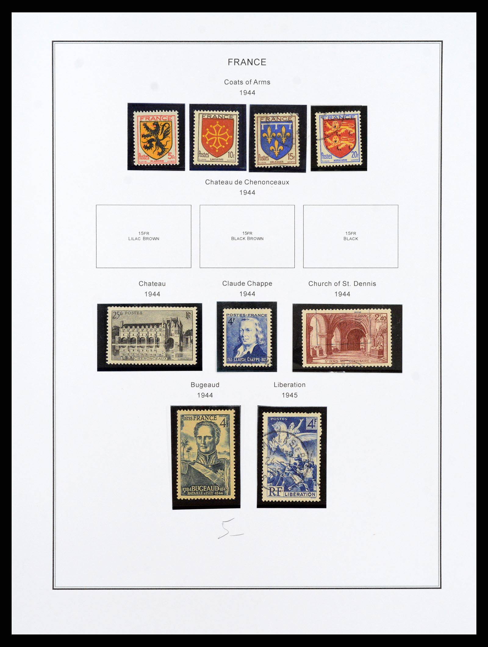 37913 049 - Postzegelverzameling 37913 Frankrijk 1849-2000.