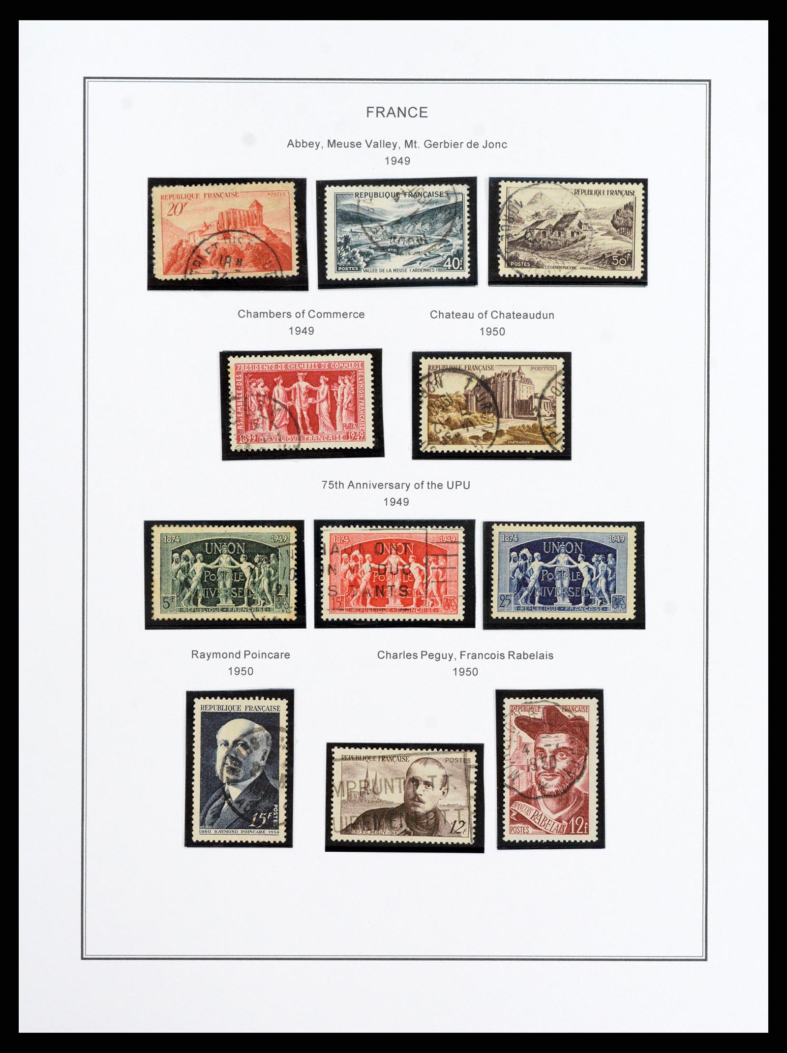 37913 062 - Postzegelverzameling 37913 Frankrijk 1849-2000.