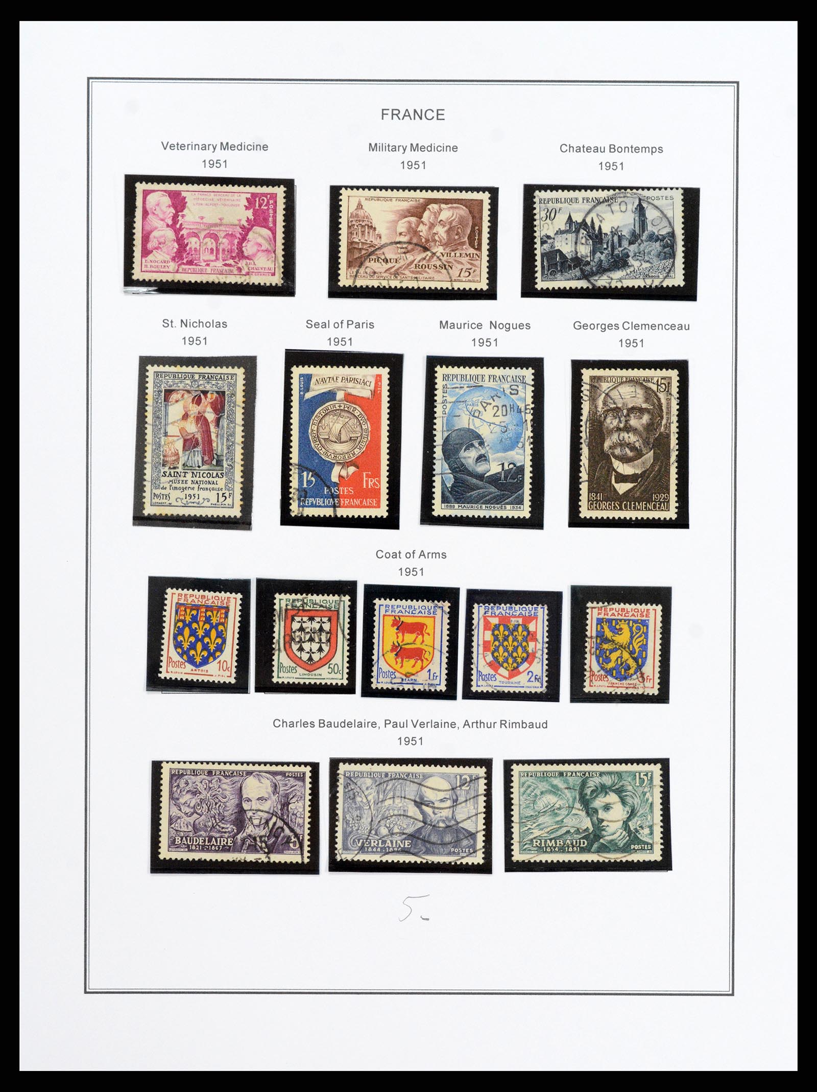 37913 066 - Postzegelverzameling 37913 Frankrijk 1849-2000.