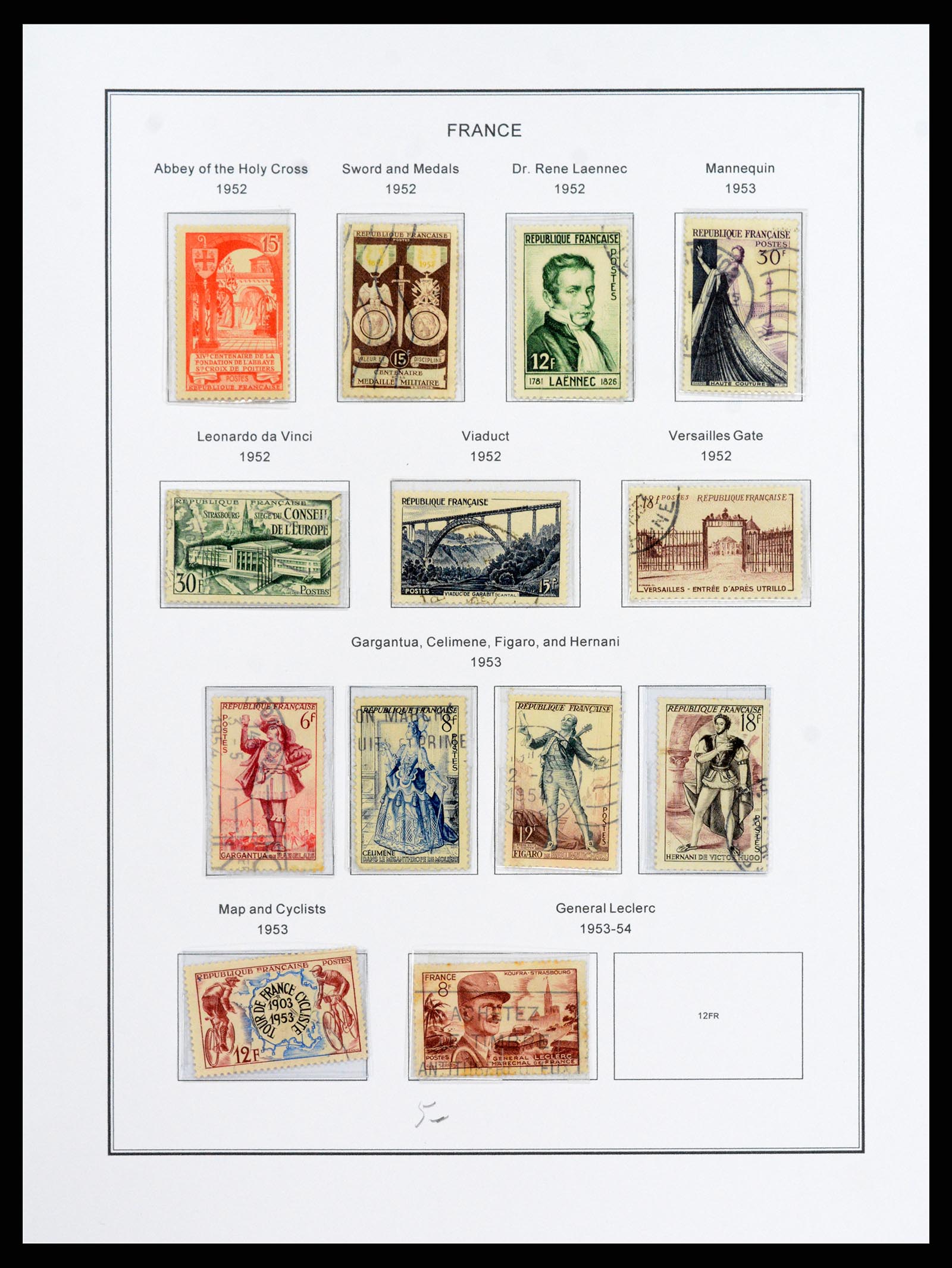 37913 069 - Postzegelverzameling 37913 Frankrijk 1849-2000.