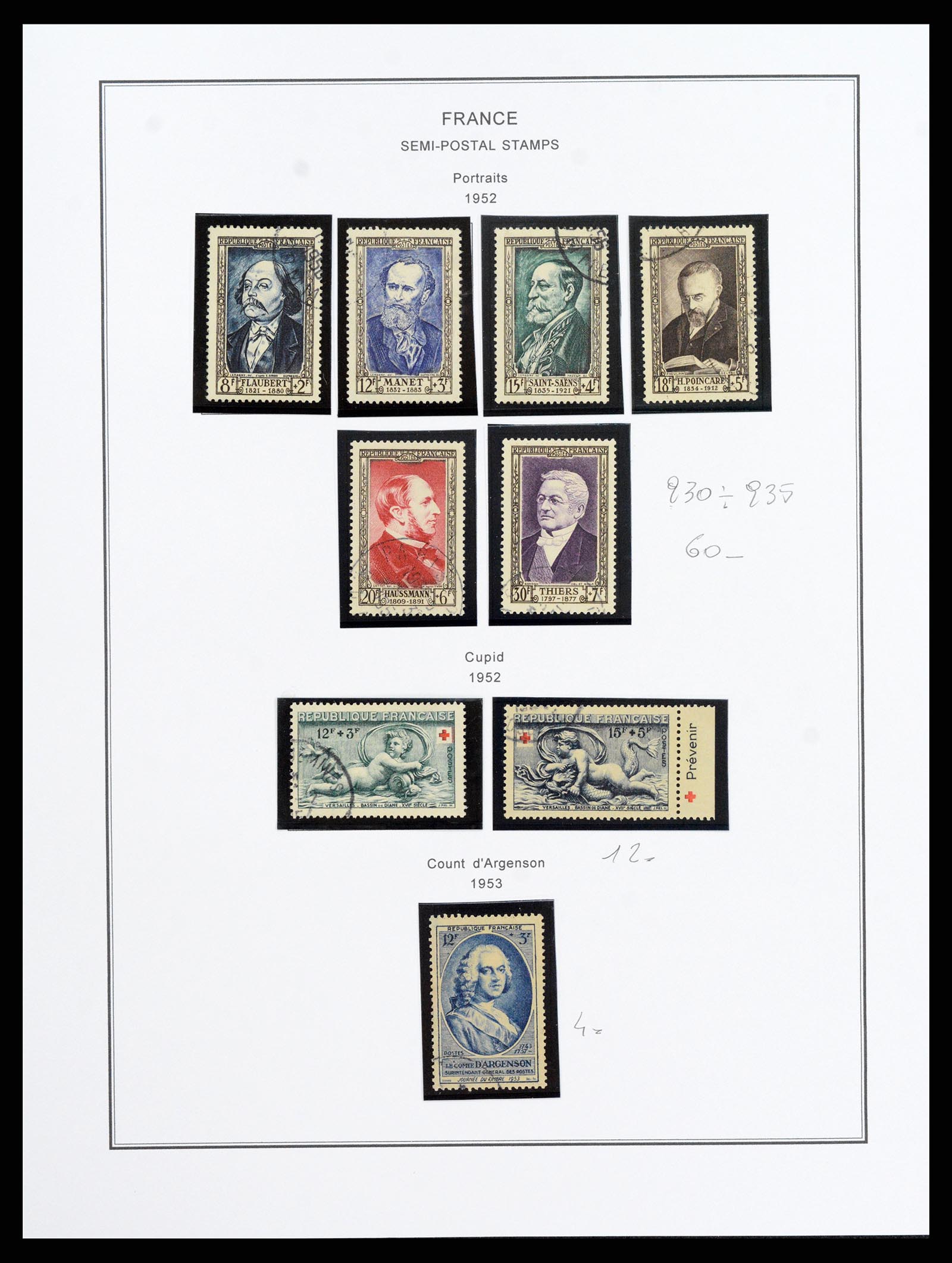 37913 070 - Postzegelverzameling 37913 Frankrijk 1849-2000.