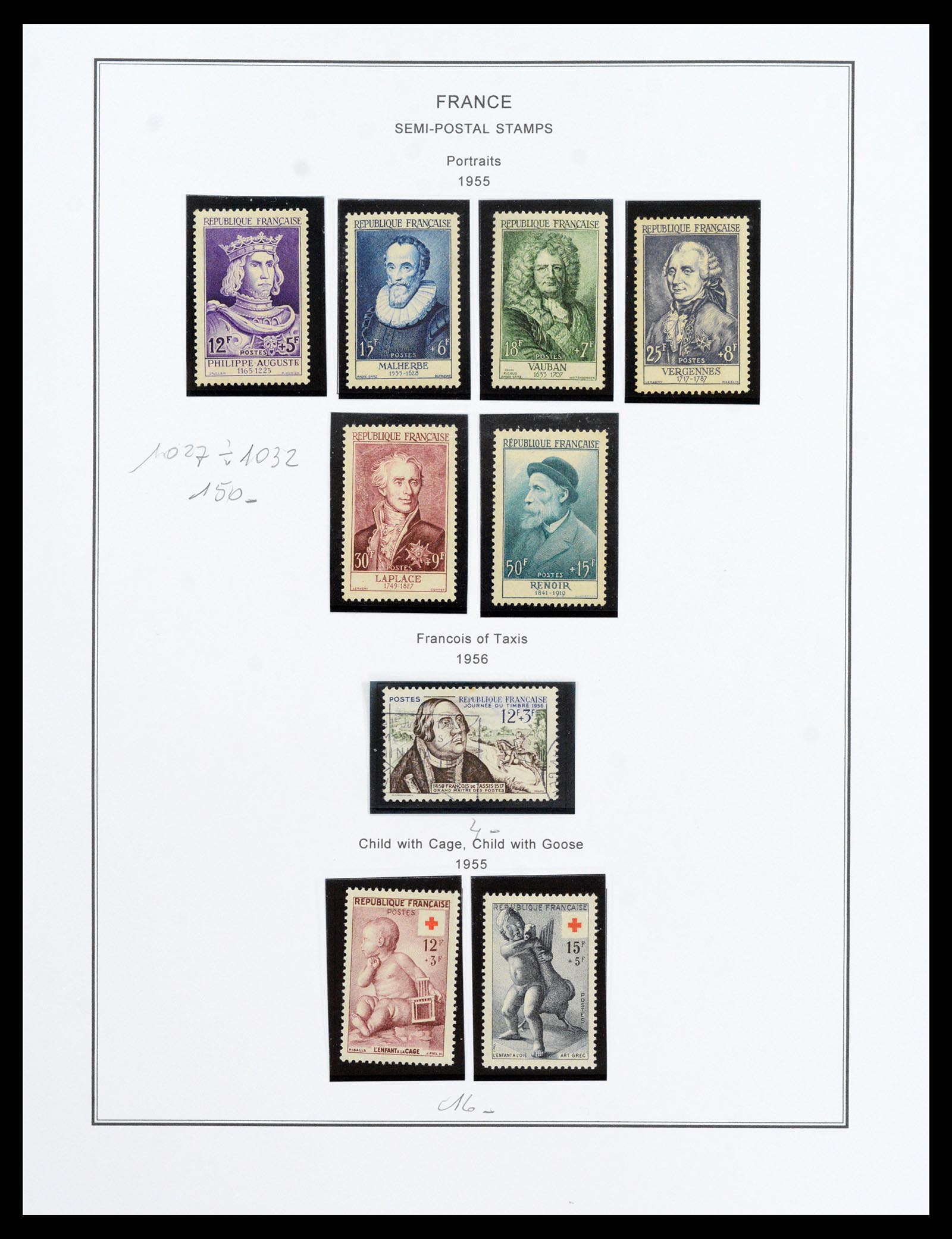 37913 078 - Postzegelverzameling 37913 Frankrijk 1849-2000.