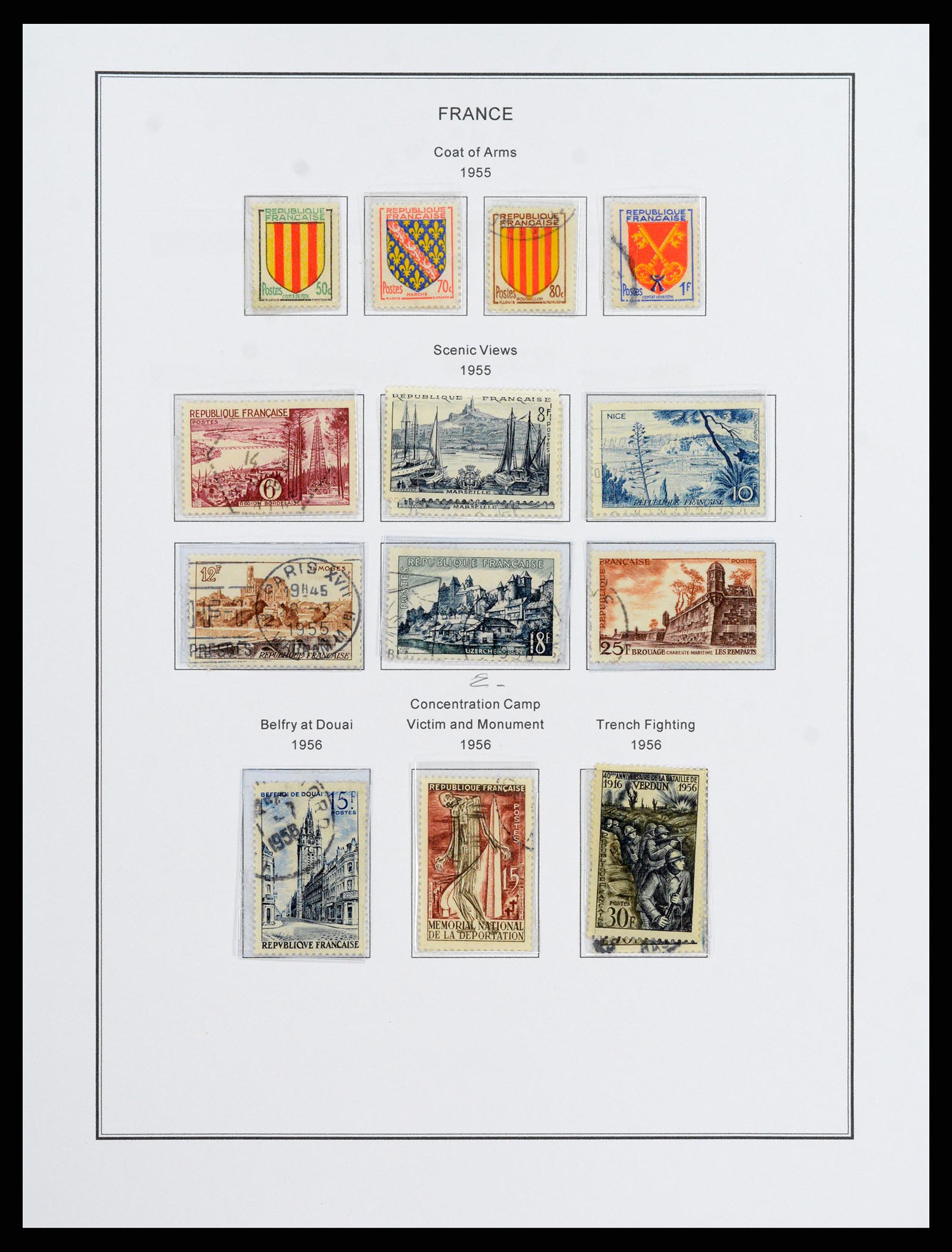 37913 079 - Postzegelverzameling 37913 Frankrijk 1849-2000.