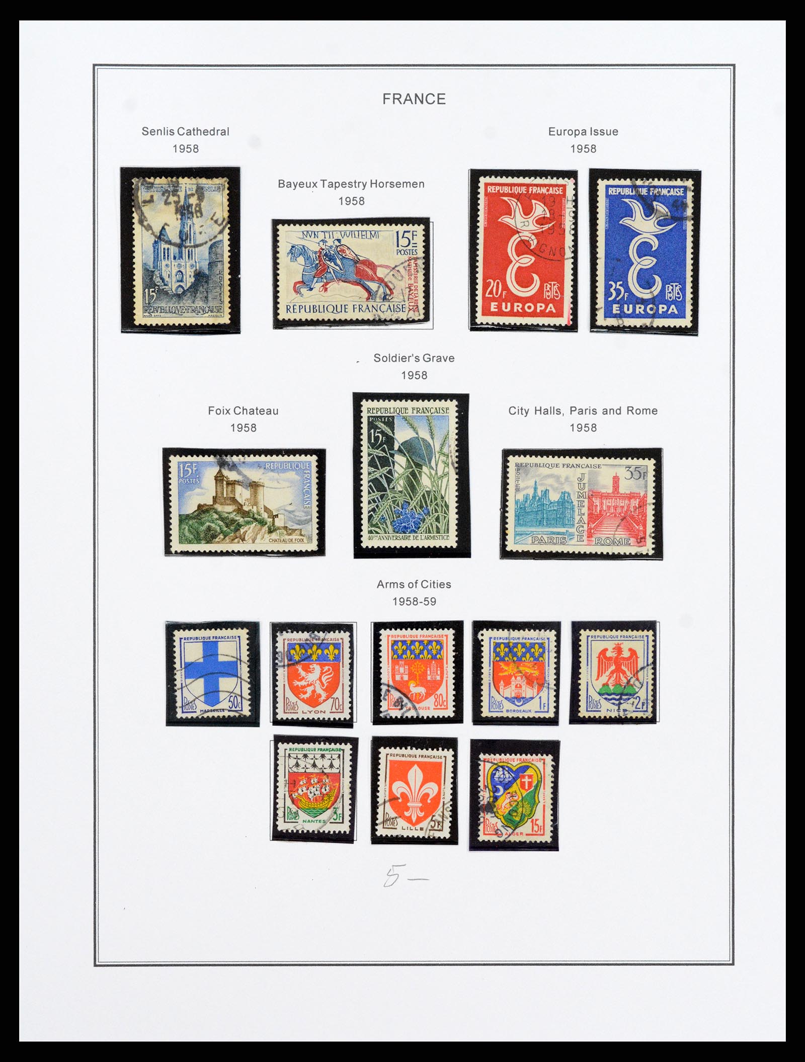 37913 094 - Postzegelverzameling 37913 Frankrijk 1849-2000.