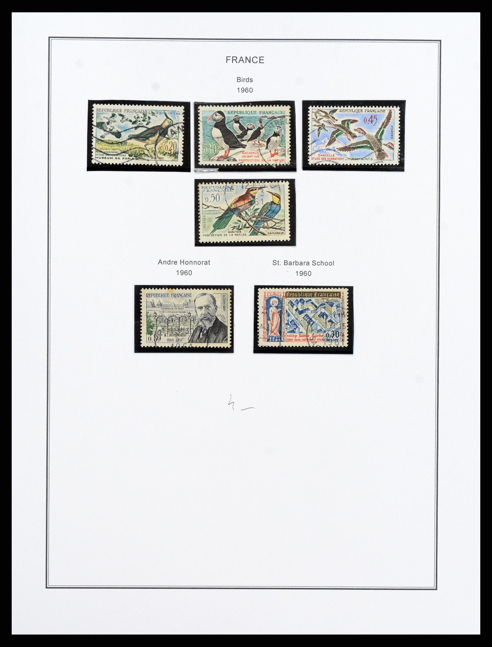 37913 099 - Postzegelverzameling 37913 Frankrijk 1849-2000.