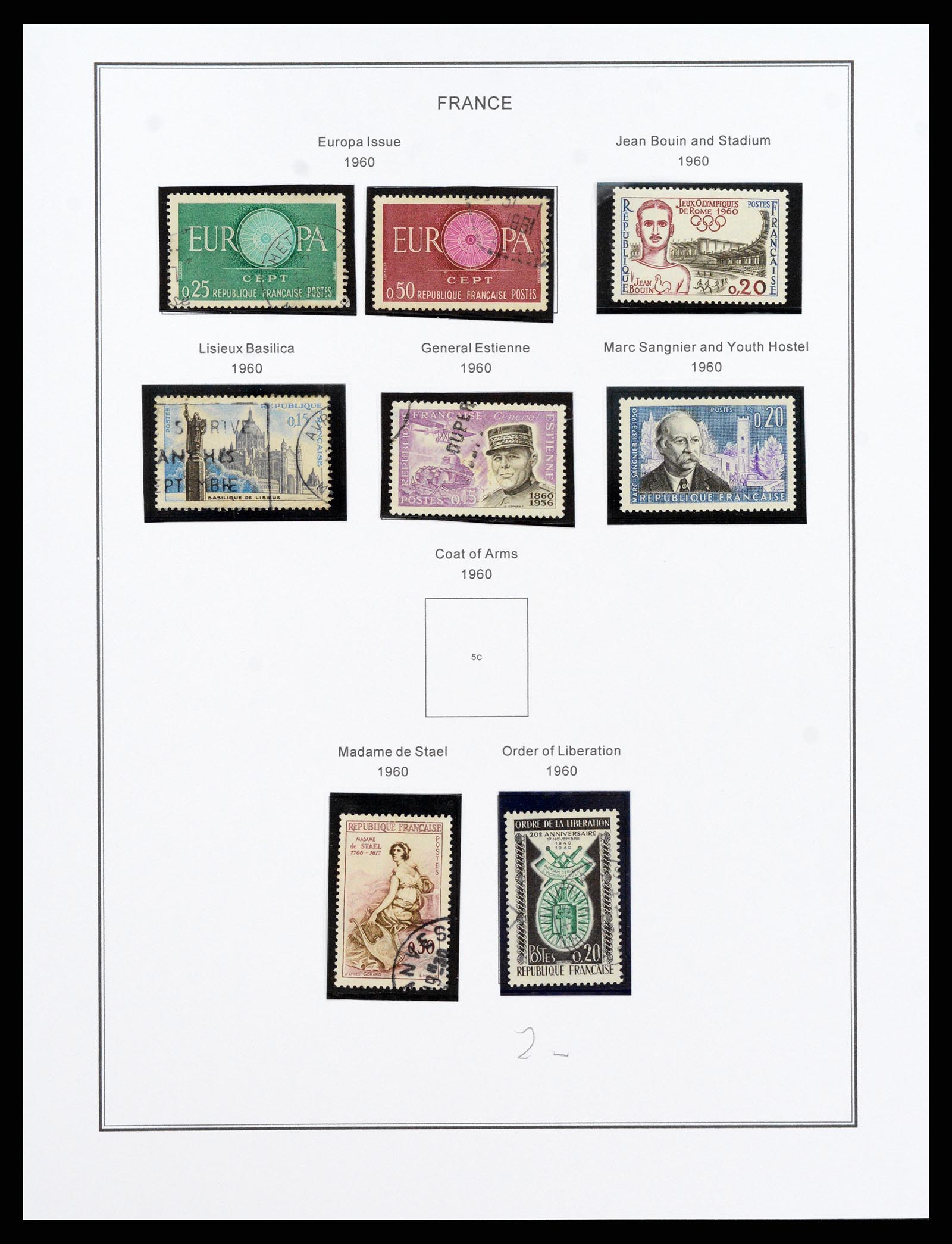 37913 102 - Postzegelverzameling 37913 Frankrijk 1849-2000.
