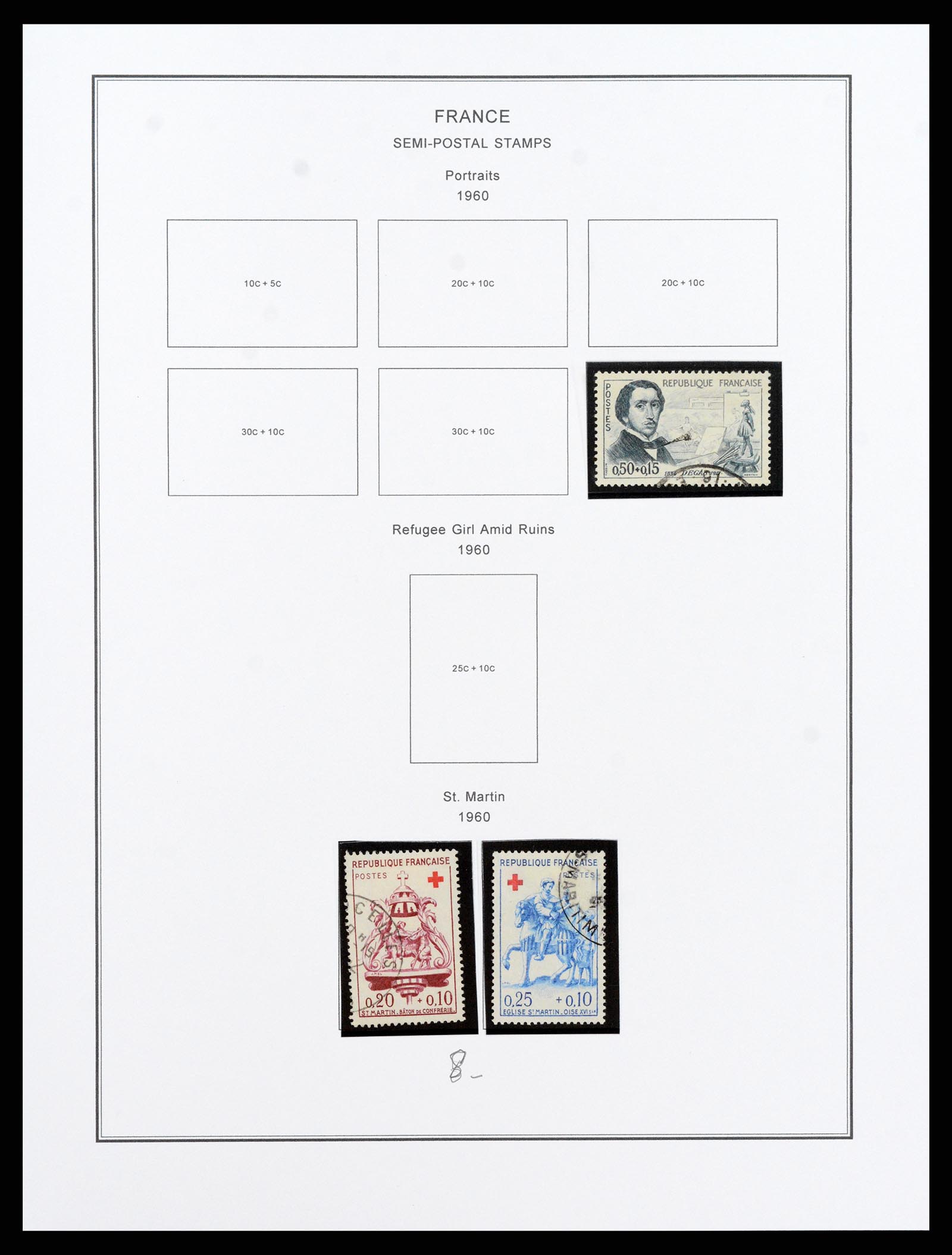 37913 103 - Postzegelverzameling 37913 Frankrijk 1849-2000.