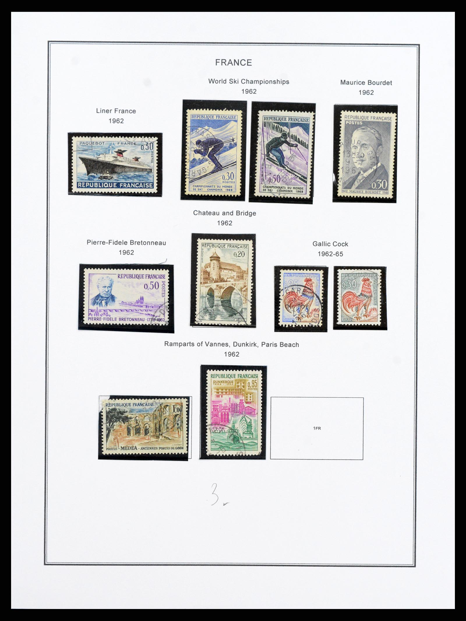 37913 108 - Postzegelverzameling 37913 Frankrijk 1849-2000.