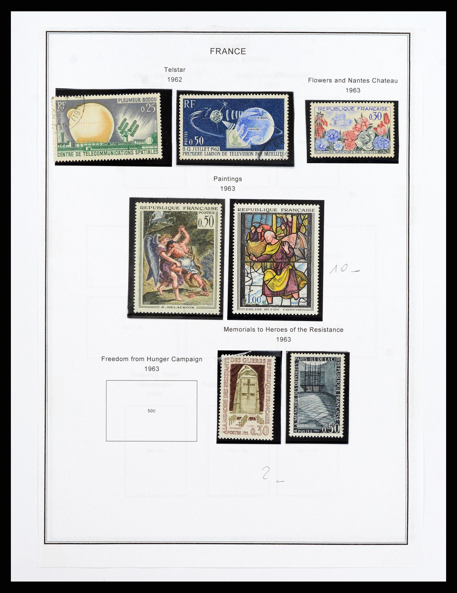 37913 110 - Postzegelverzameling 37913 Frankrijk 1849-2000.
