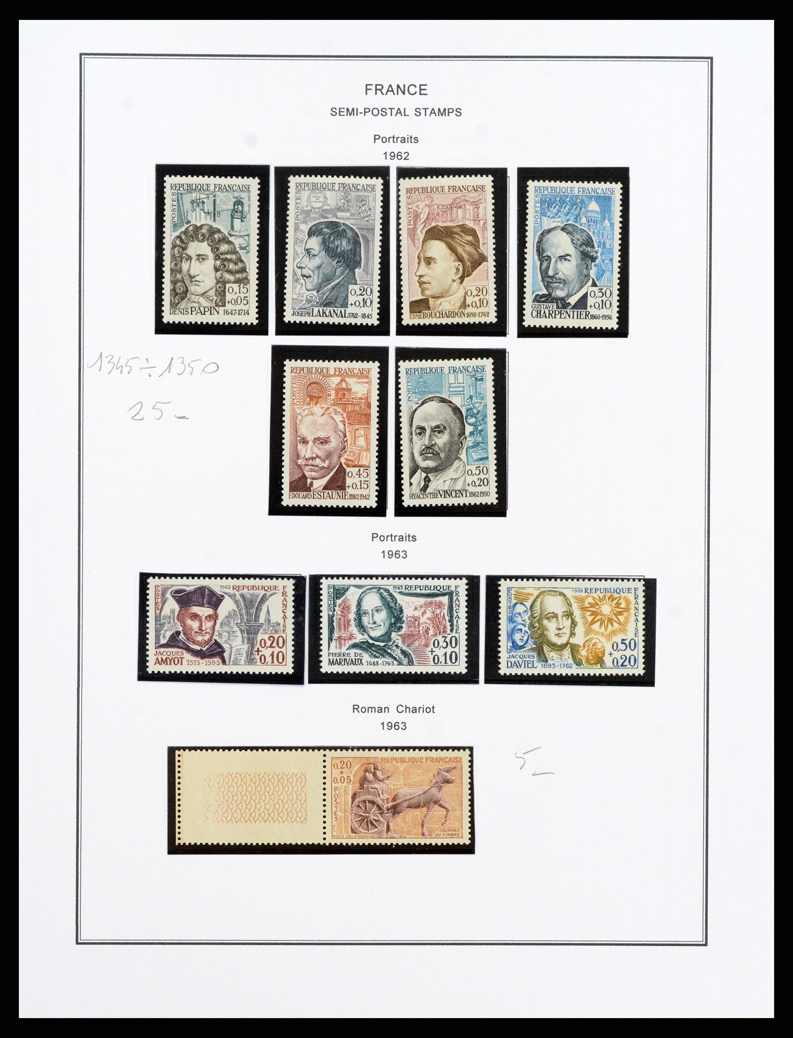37913 111 - Postzegelverzameling 37913 Frankrijk 1849-2000.